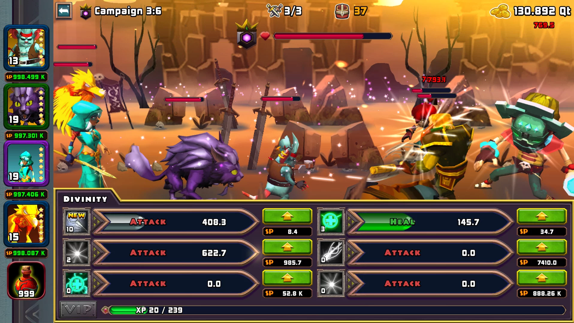 Изображение игры: Heroes of Havoc: Idle Adventures