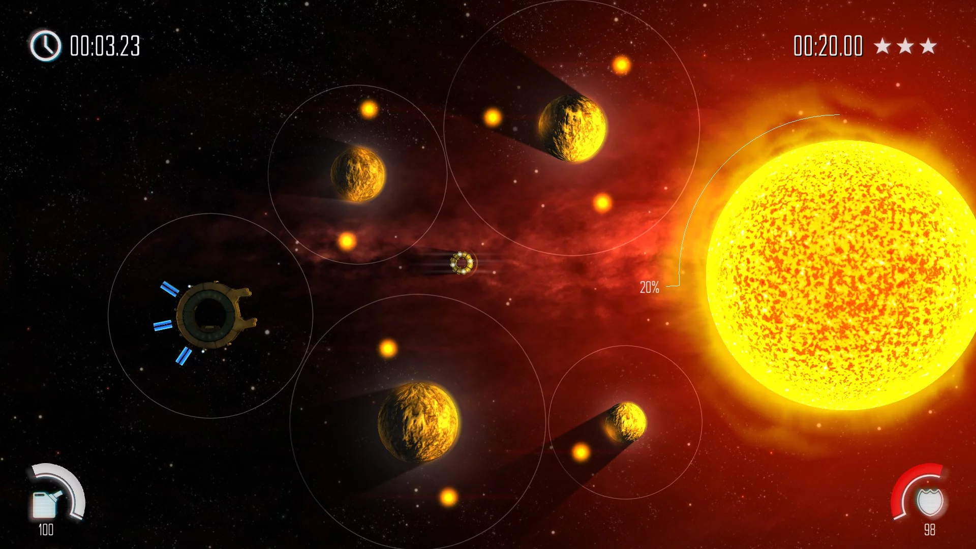 Изображение игры: Solar Flux
