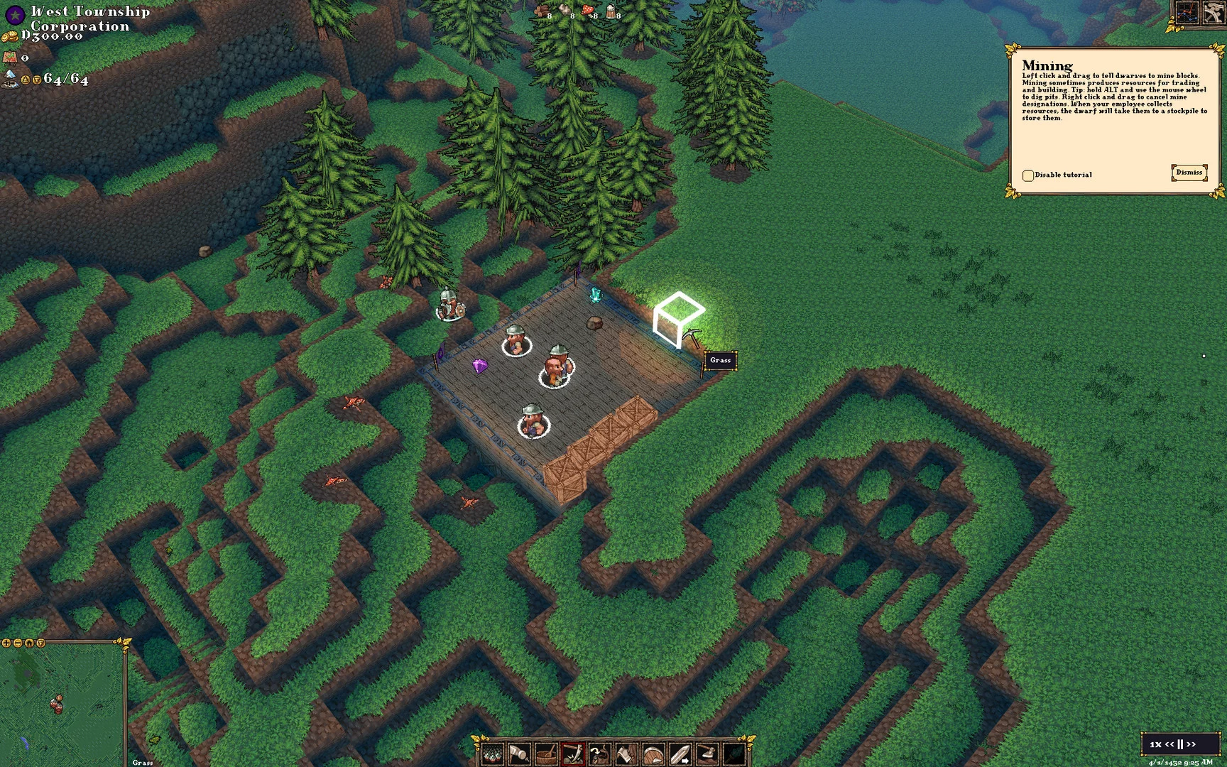 Изображение игры: DwarfCorp