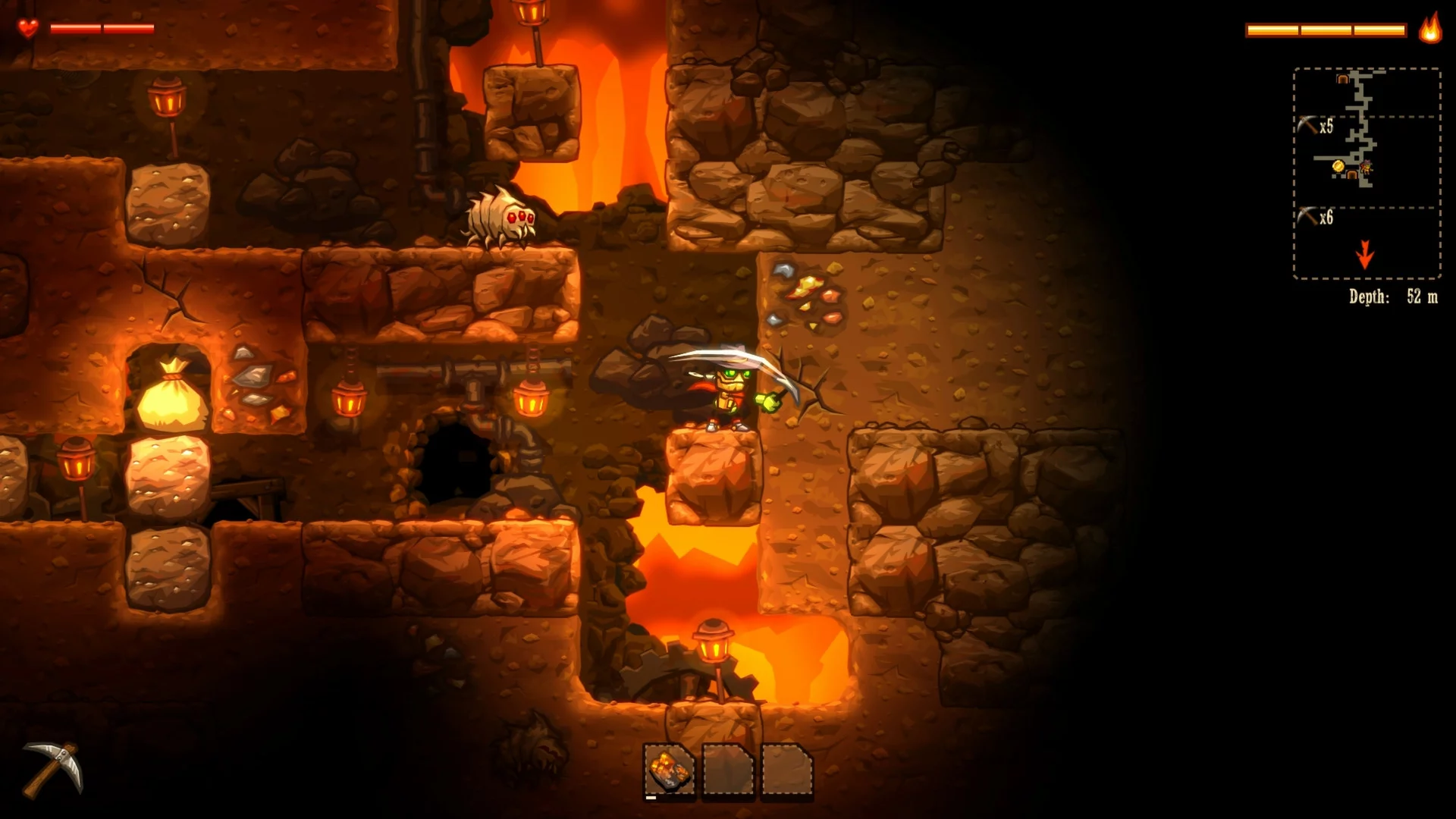 Изображение игры: SteamWorld Dig