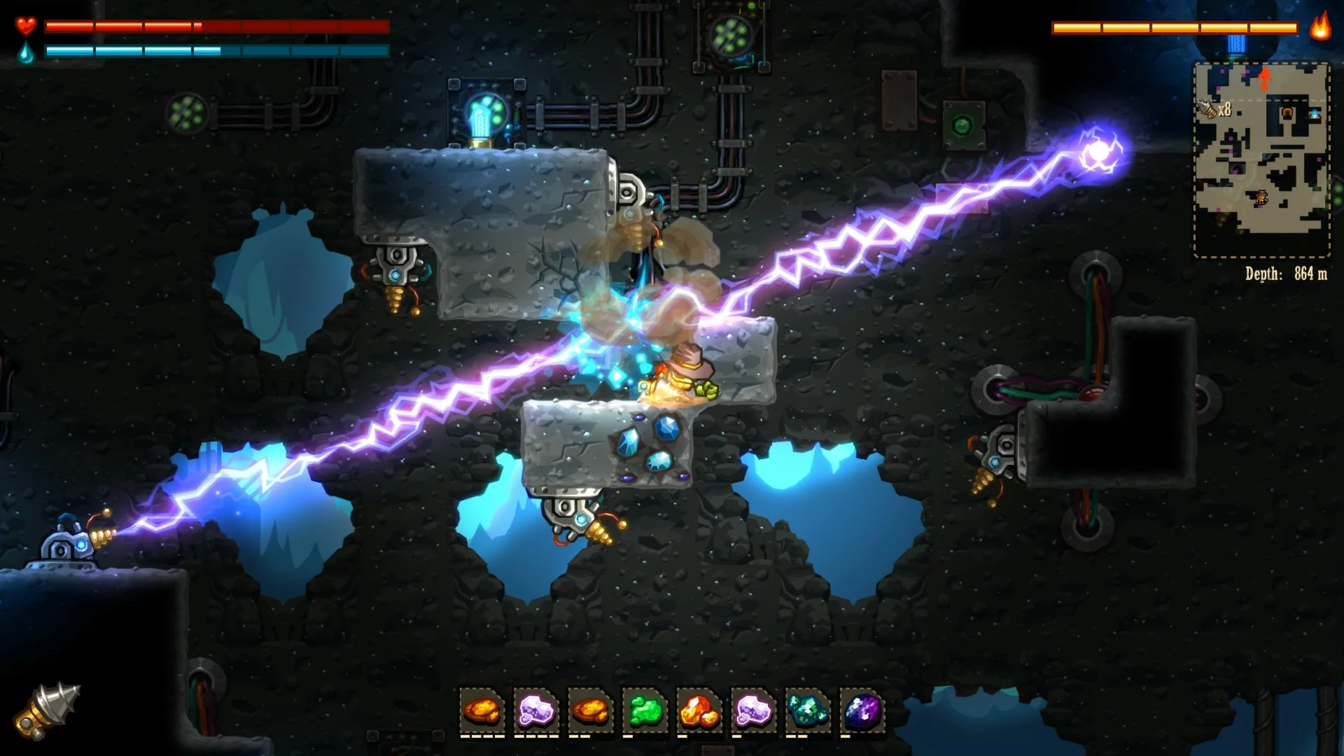 Изображение игры: SteamWorld Dig