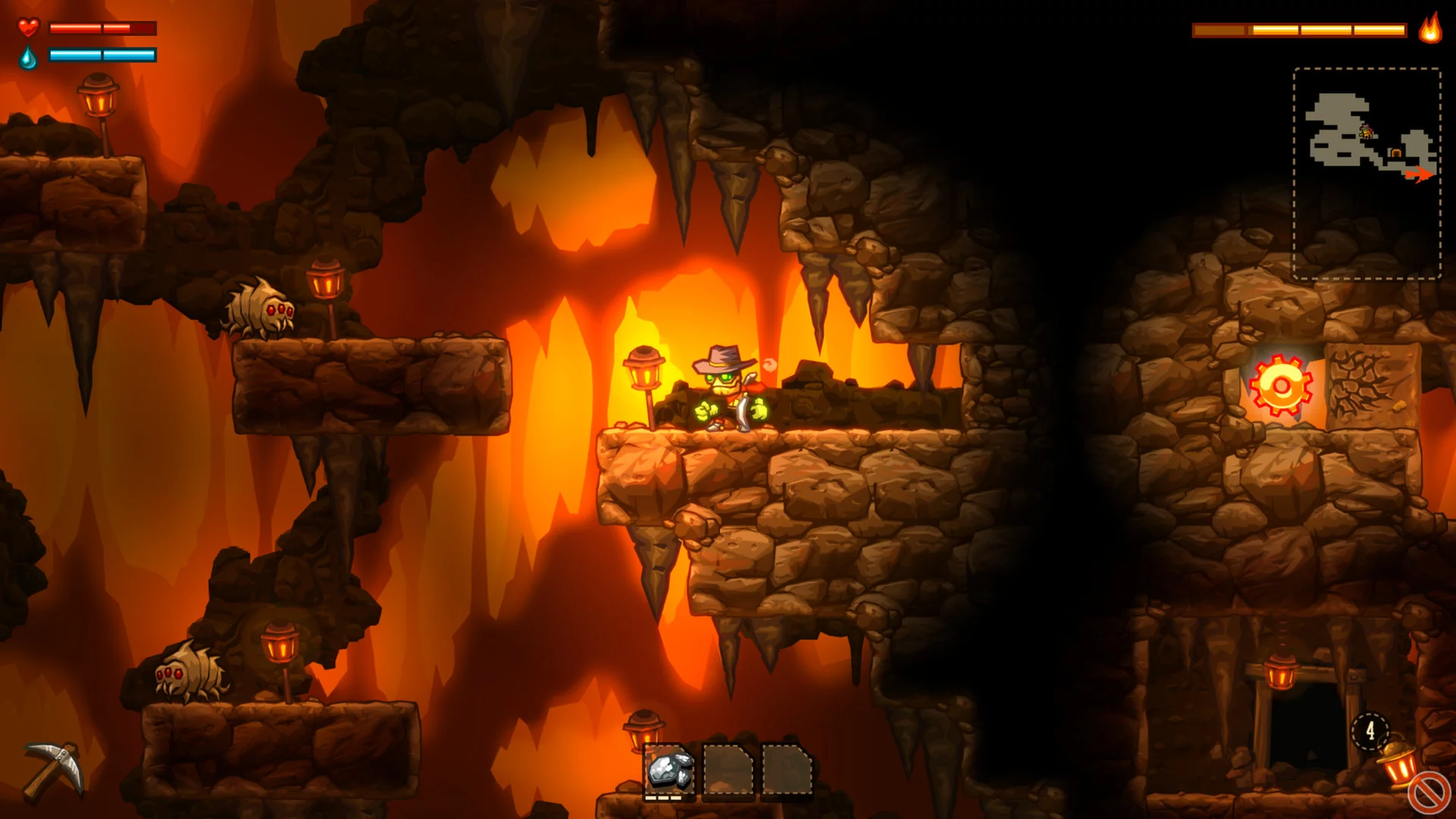 Изображение игры: SteamWorld Dig