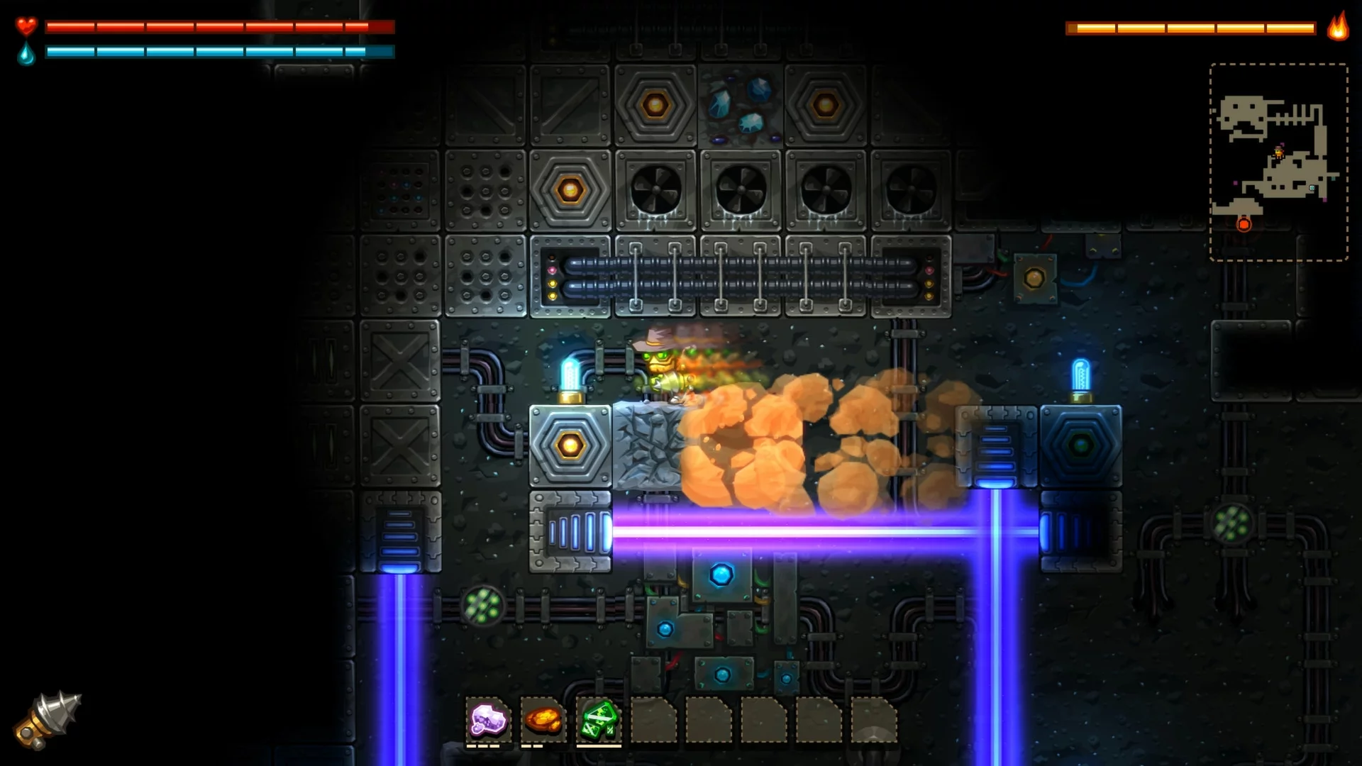 Изображение игры: SteamWorld Dig