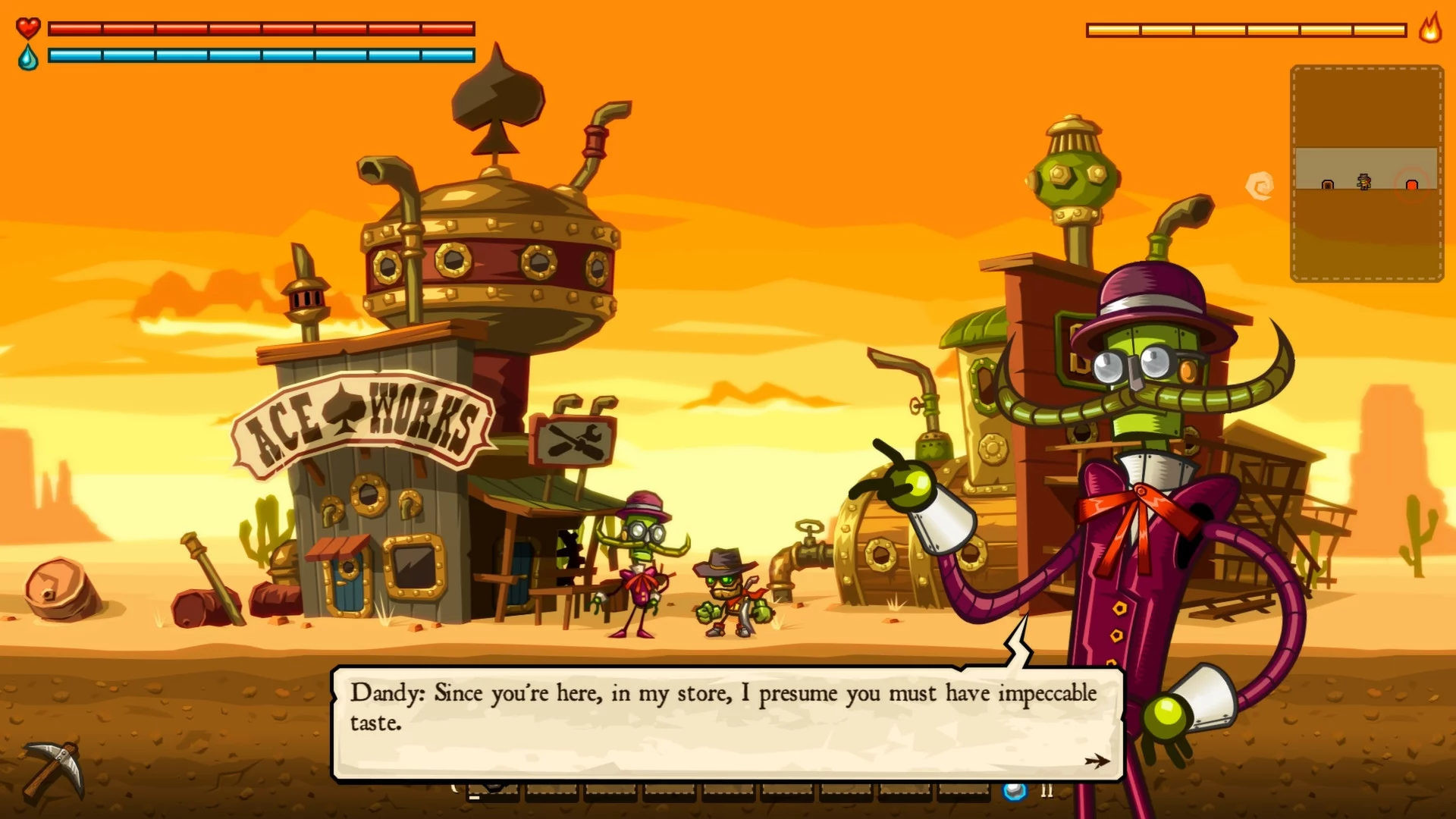 Изображение игры: SteamWorld Dig