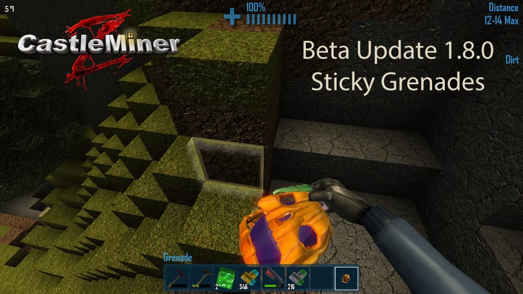 Изображение игры: CastleMiner Z