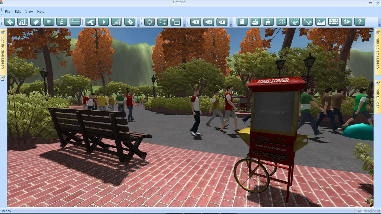 Изображение игры: Theme Park Studio
