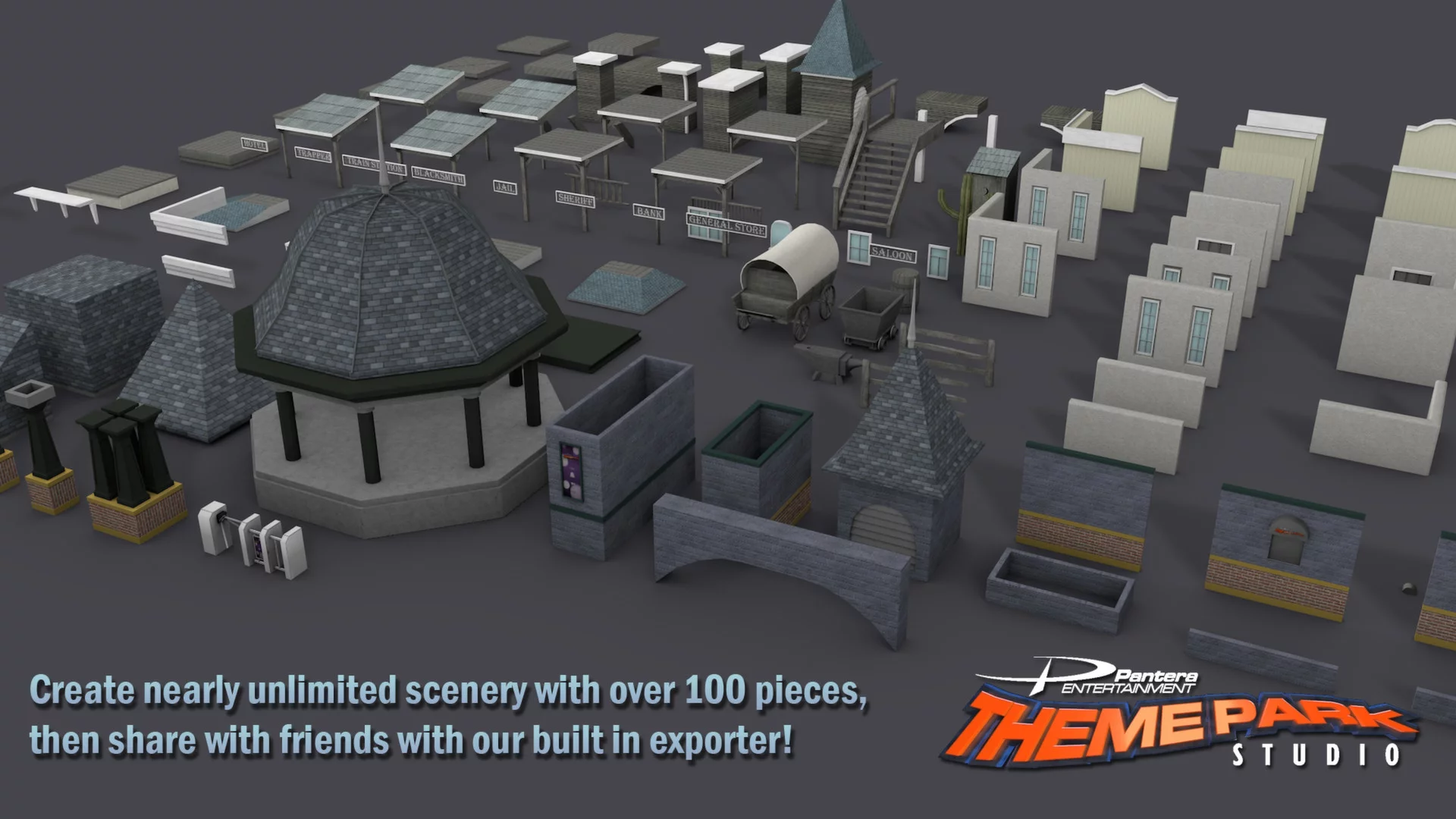 Изображение игры: Theme Park Studio