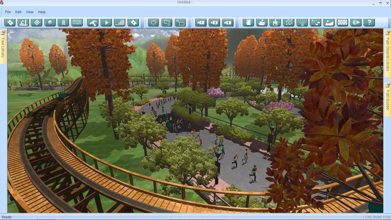 Изображение игры: Theme Park Studio