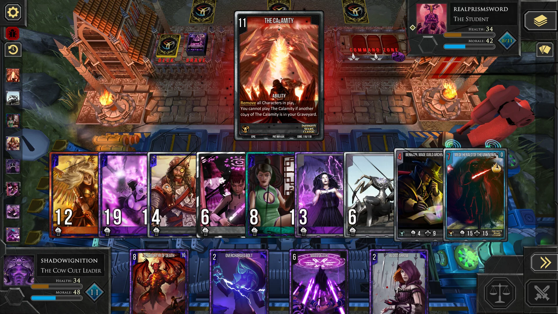 Изображение игры: Infinity Wars: Animated Trading Card Game