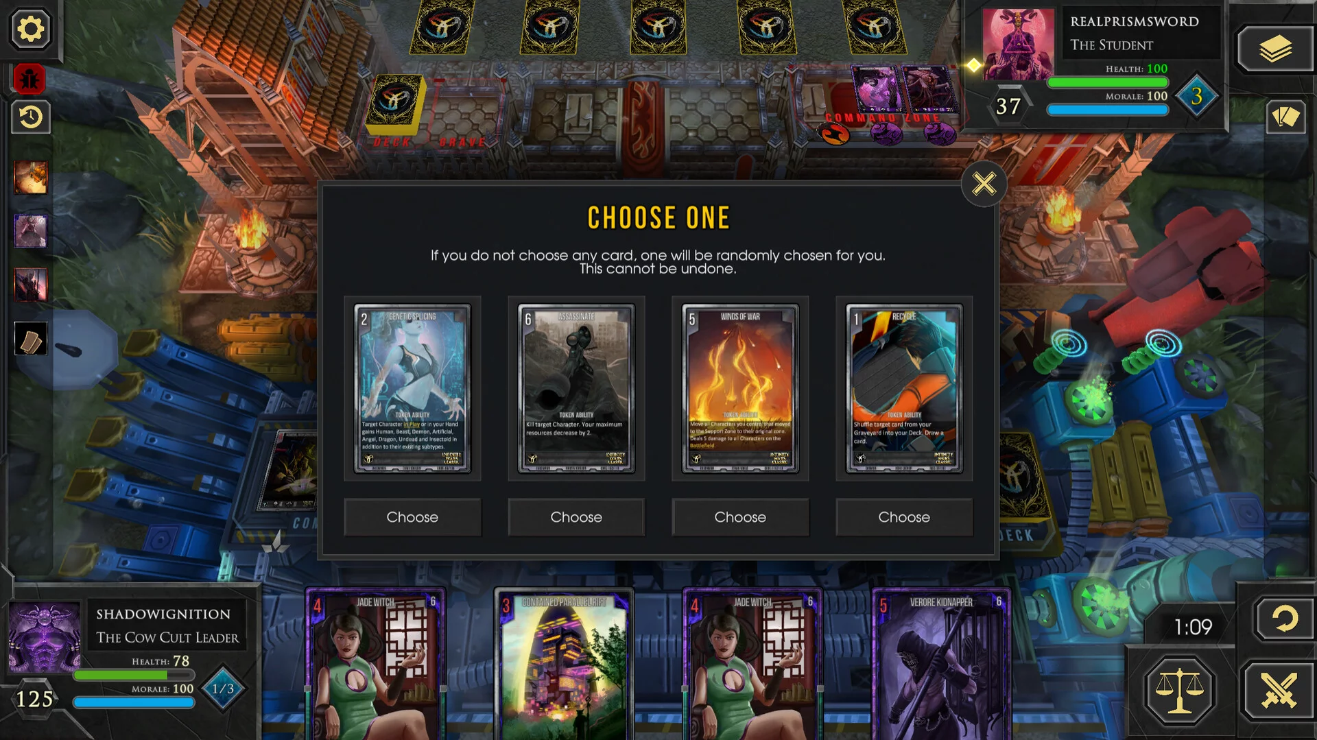 Изображение игры: Infinity Wars: Animated Trading Card Game