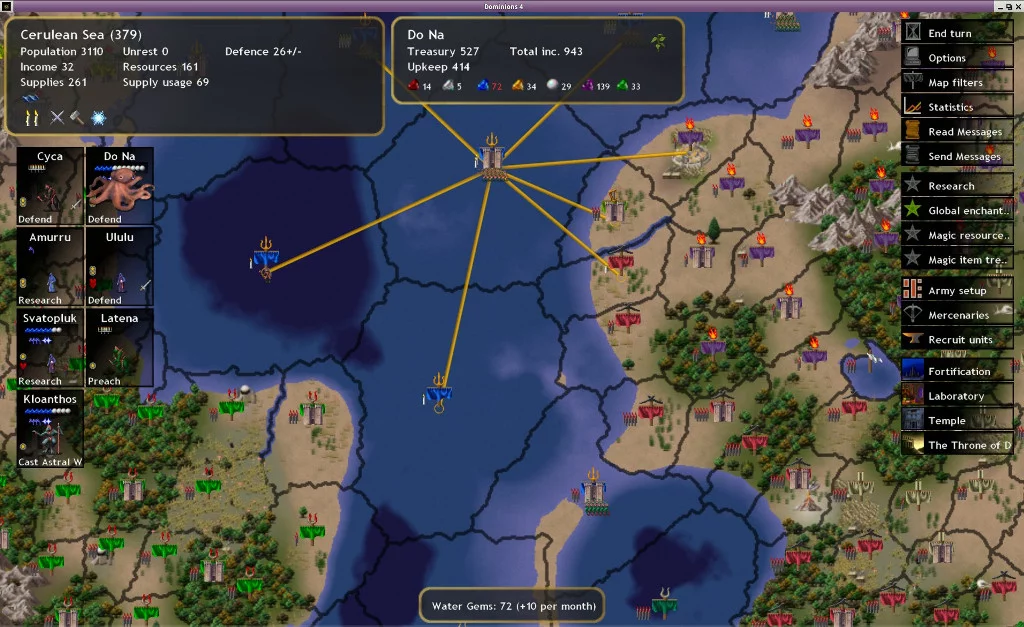 Изображение игры: Dominions 4: Thrones of Ascension