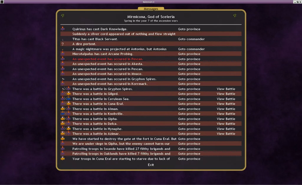 Изображение игры: Dominions 4: Thrones of Ascension
