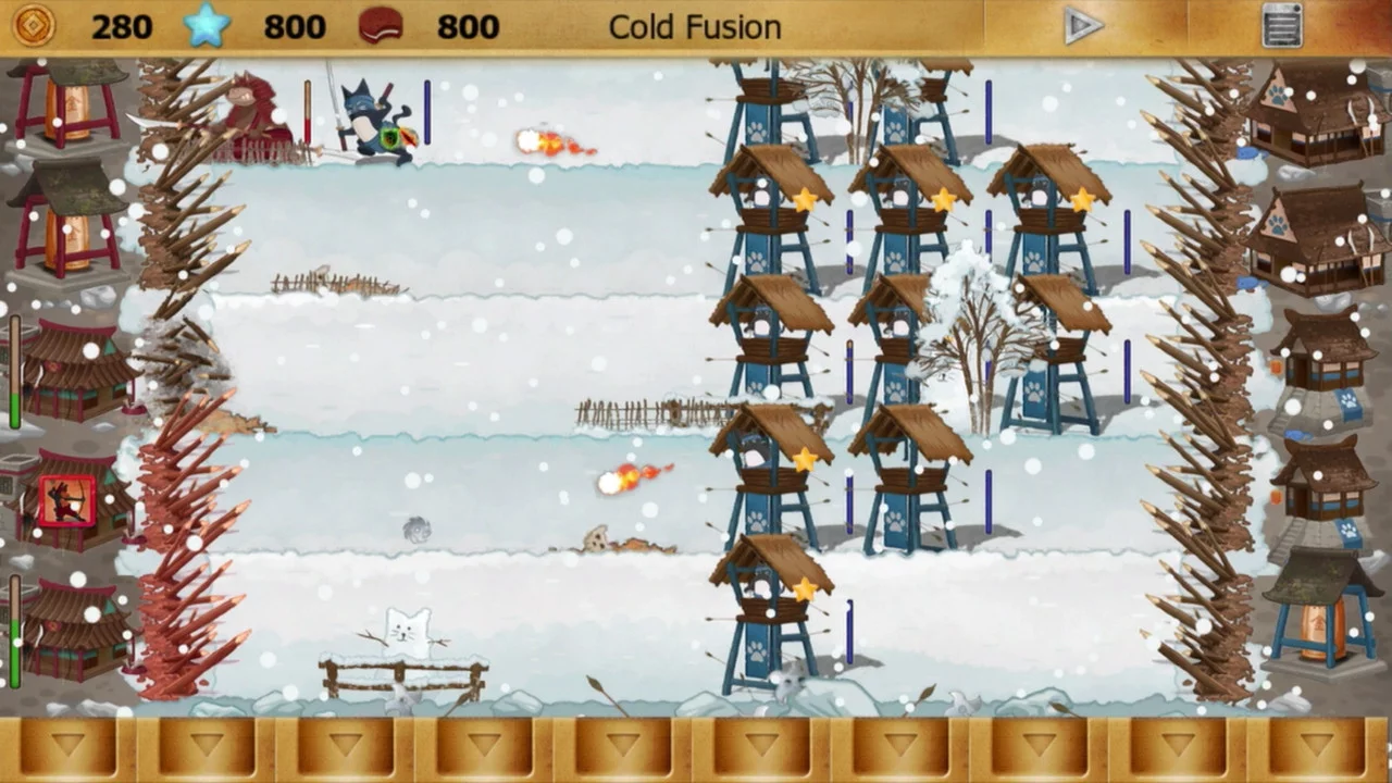Изображение игры: Ninja Cats vs Samurai Dogs