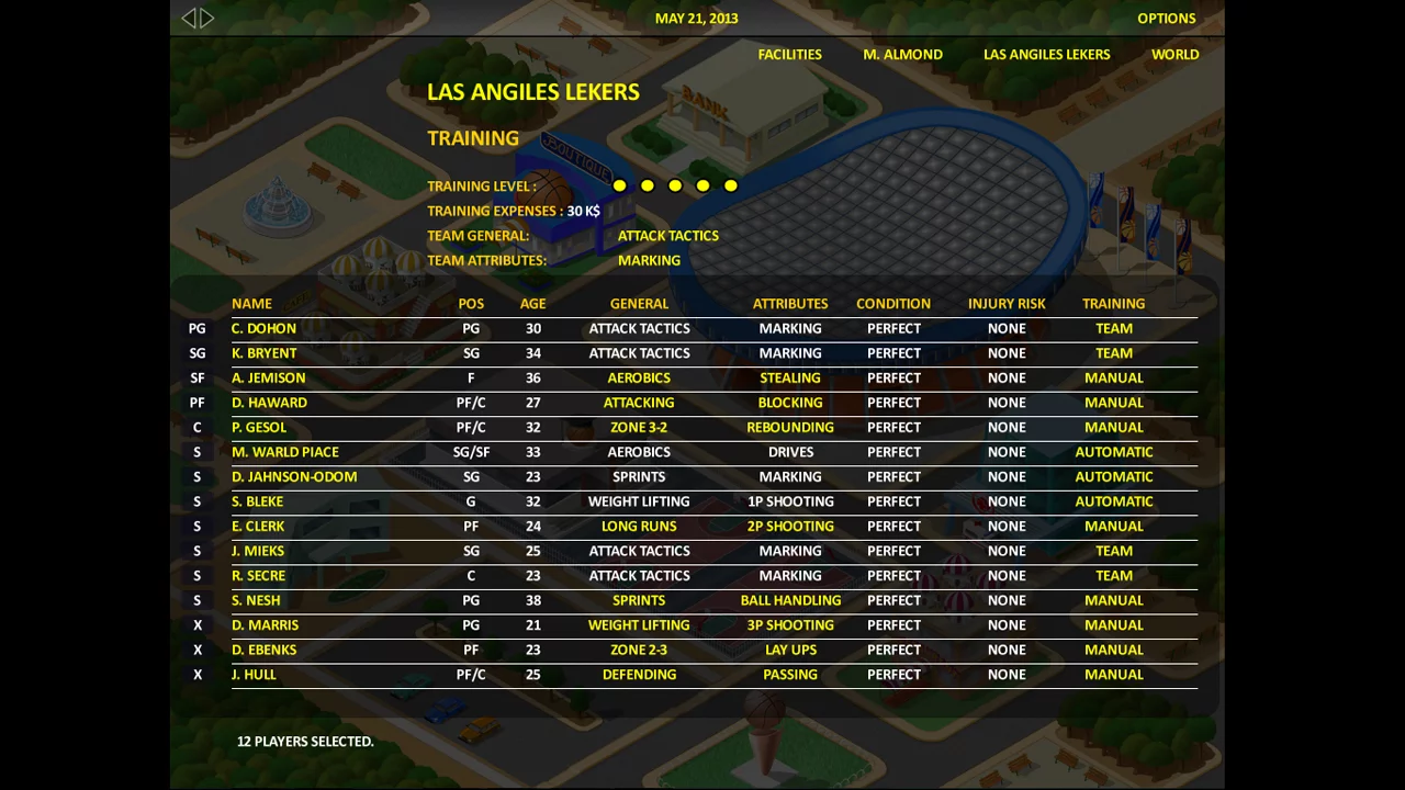 Изображение игры: World Basketball Tycoon