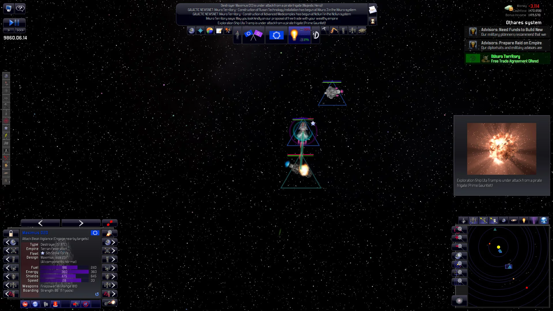 Изображение игры: Distant Worlds: Universe