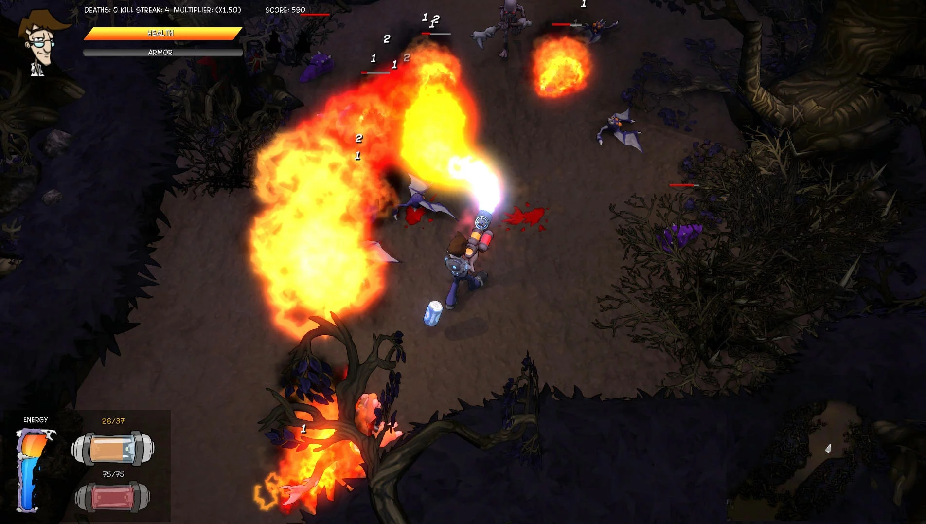 Изображение игры: Tom vs. The Armies of Hell
