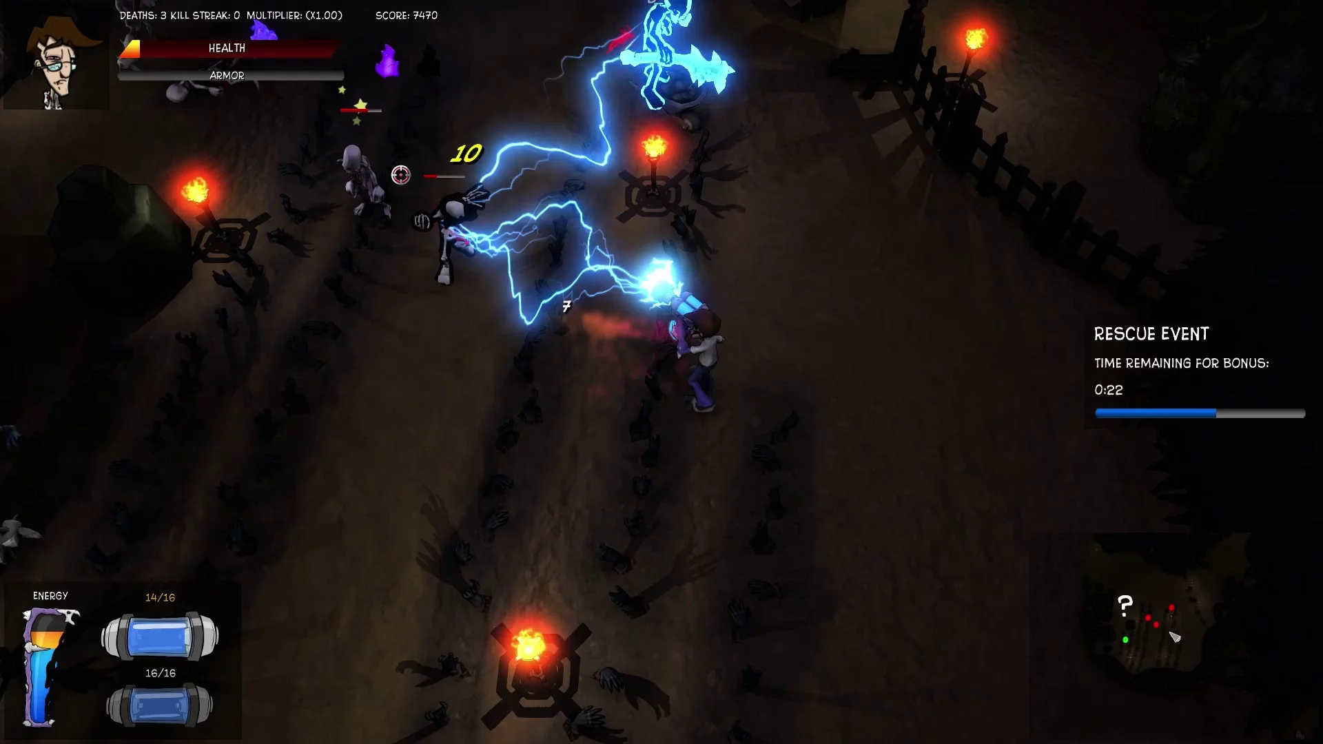 Изображение игры: Tom vs. The Armies of Hell
