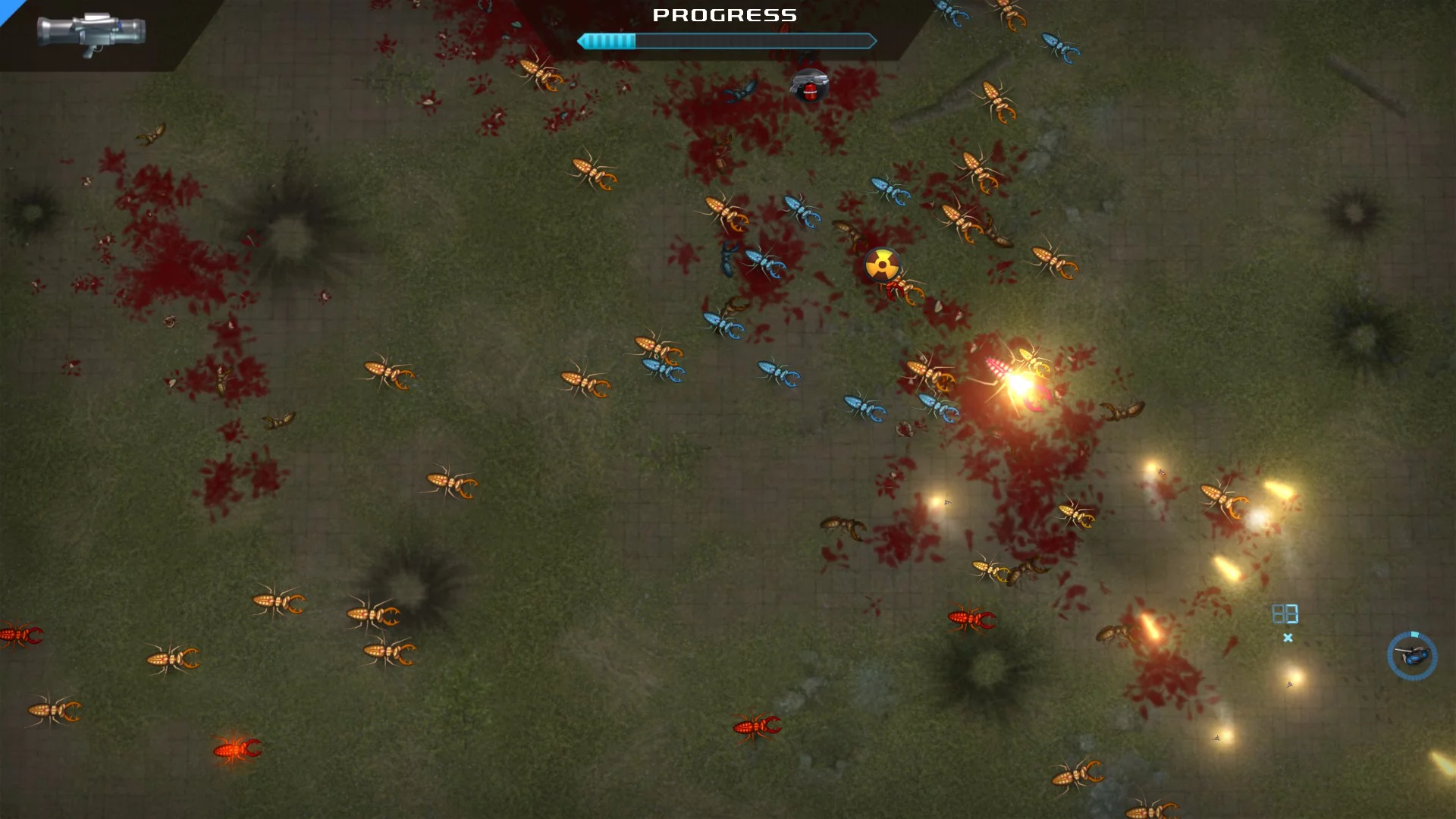 Изображение игры: Crimsonland