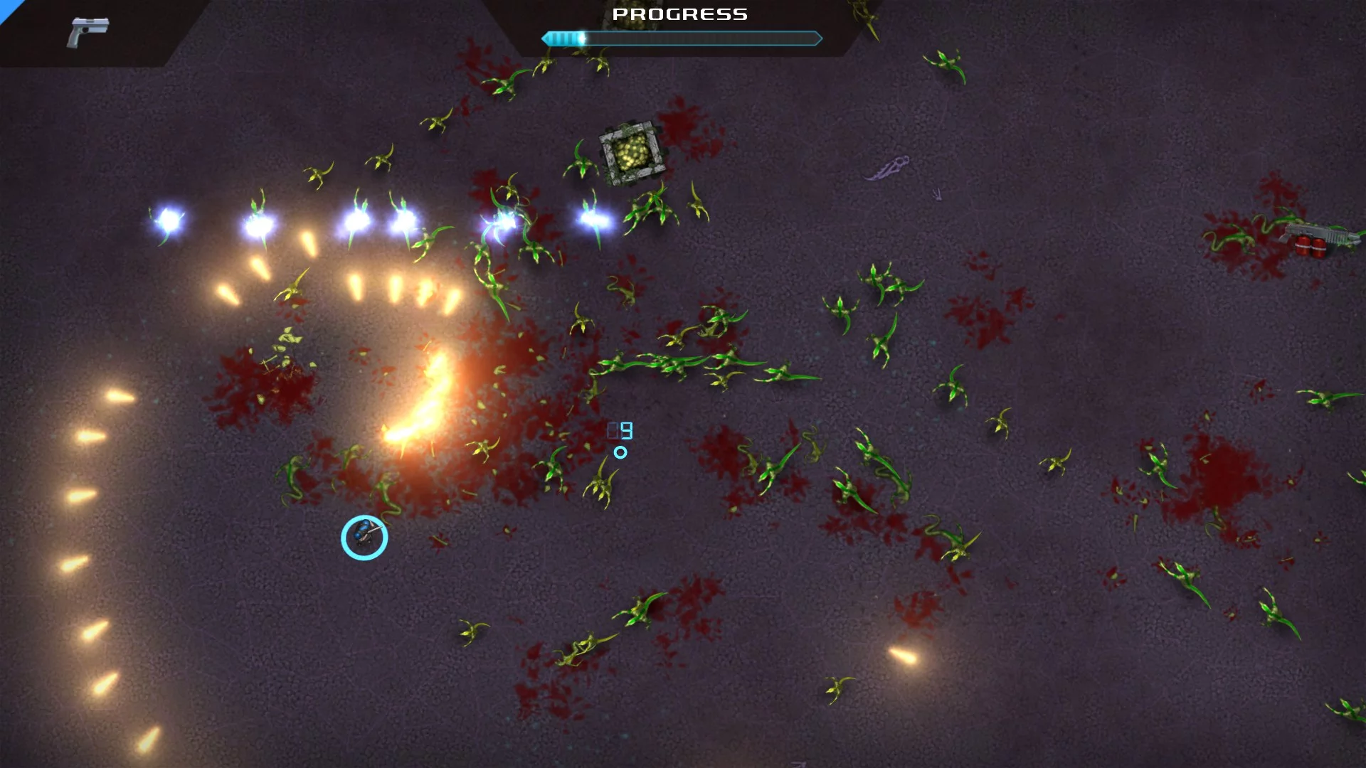 Изображение игры: Crimsonland