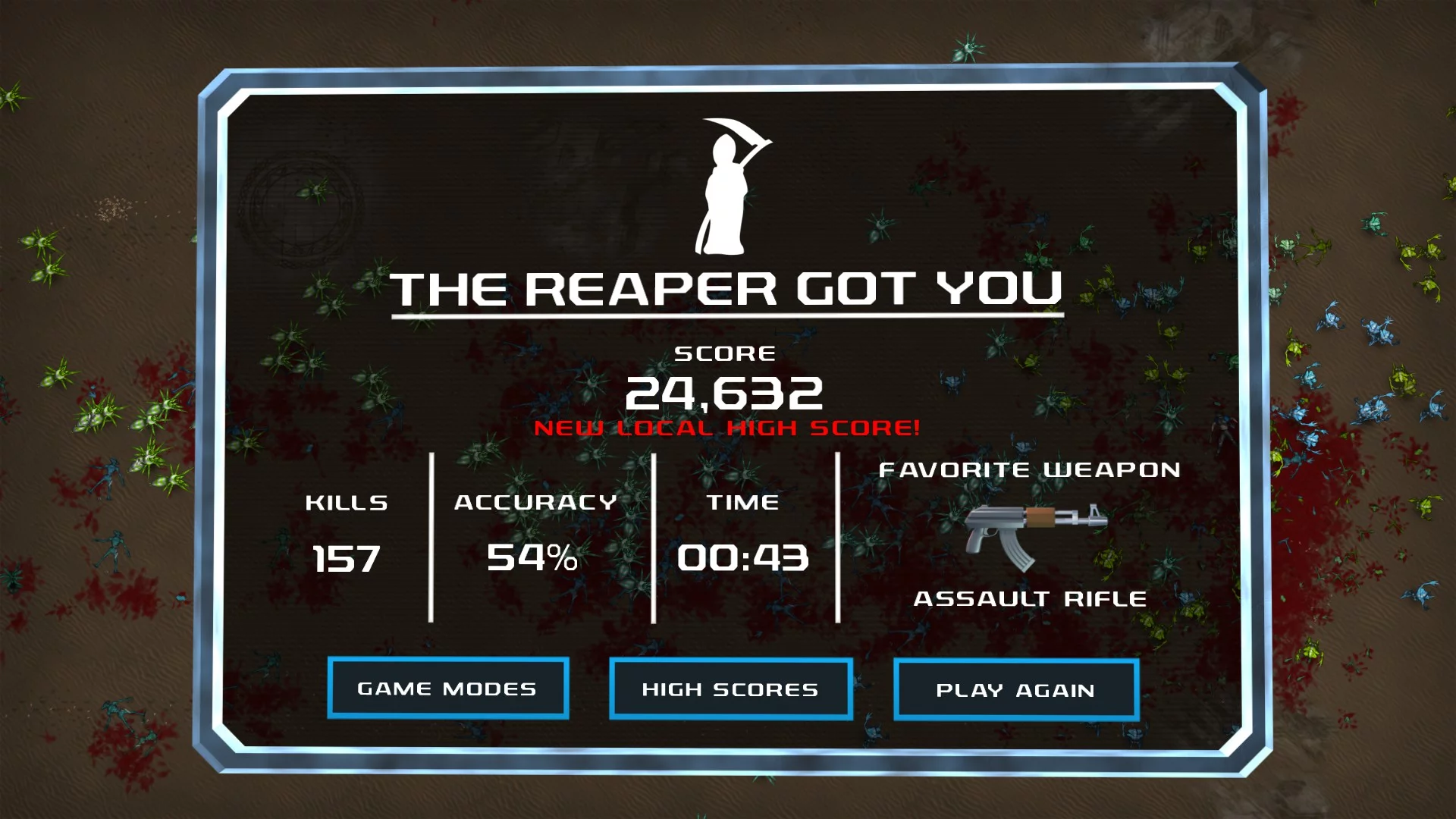 Изображение игры: Crimsonland