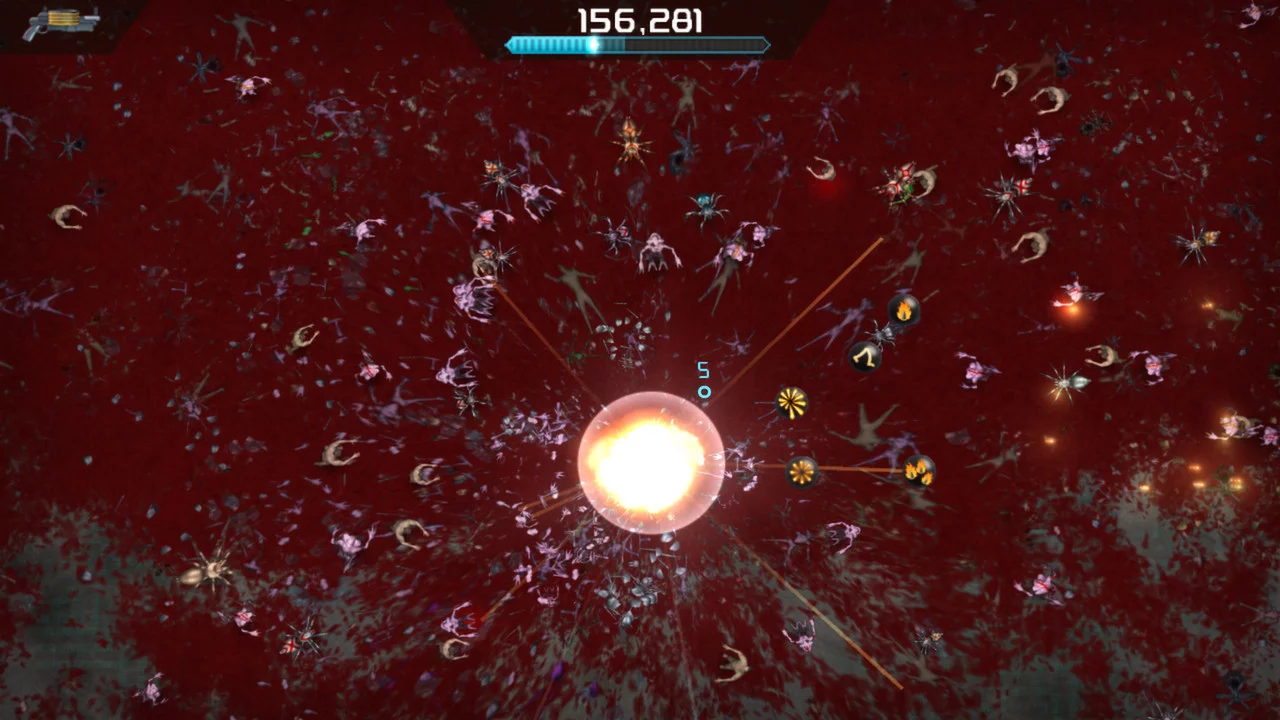 Изображение игры: Crimsonland
