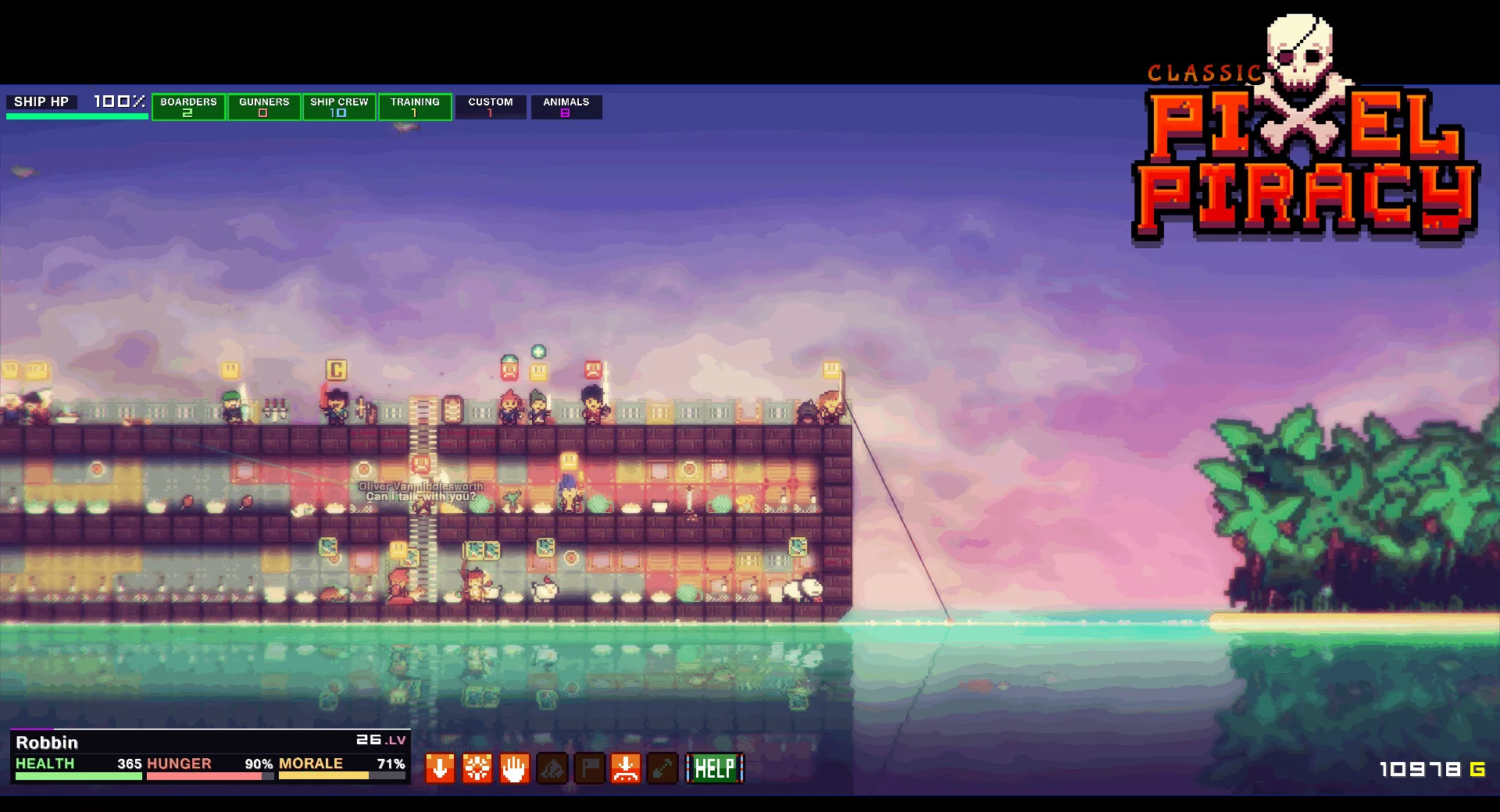 Изображение игры: Pixel Piracy