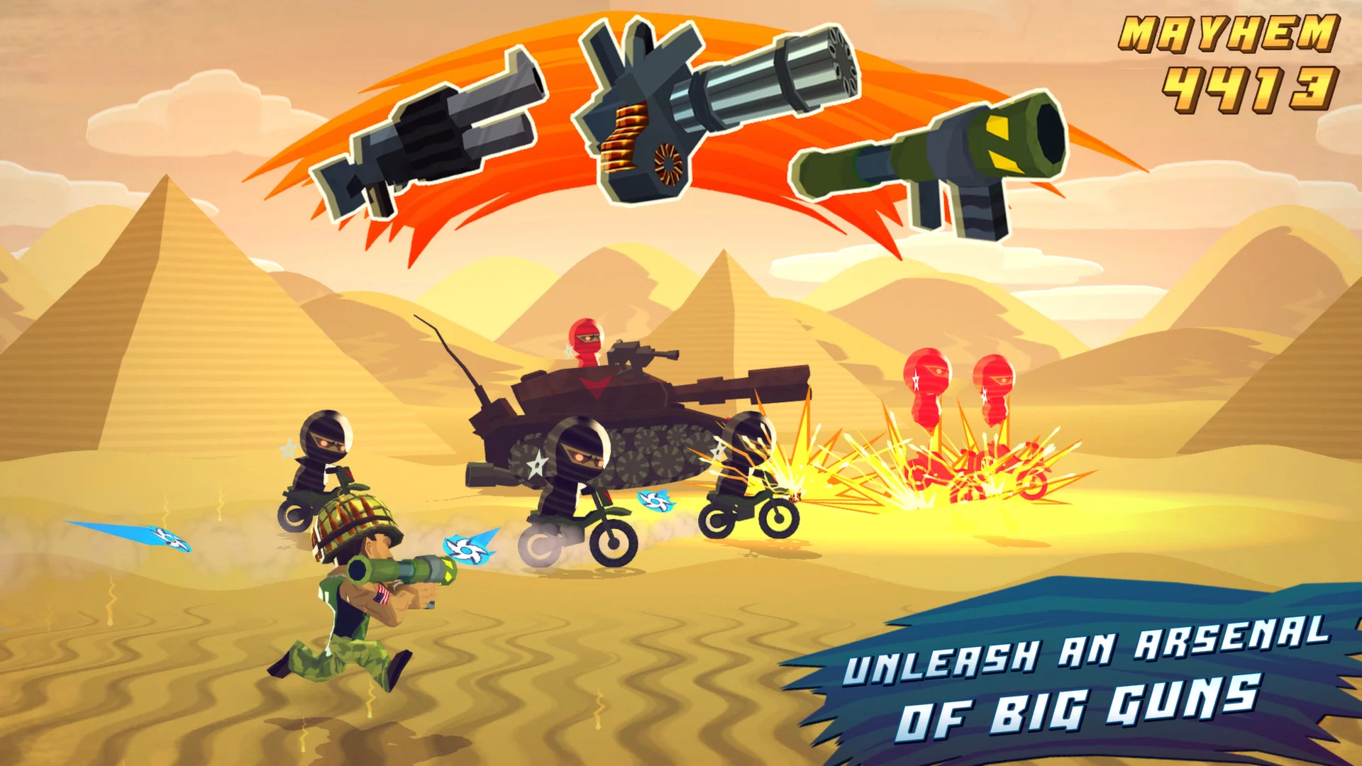 Изображение игры: Major Mayhem