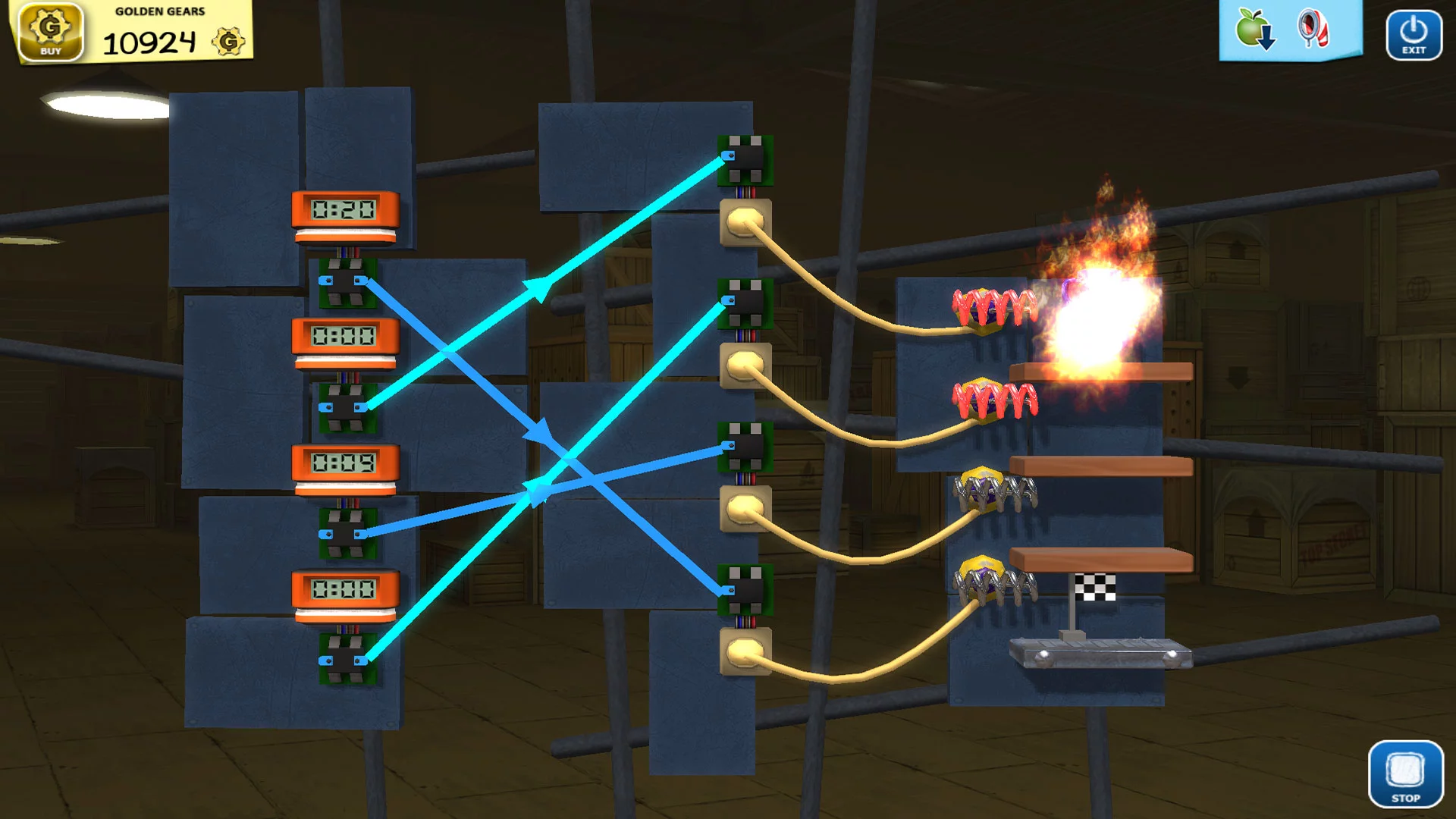 Изображение игры: Crazy Machines: Golden Gears