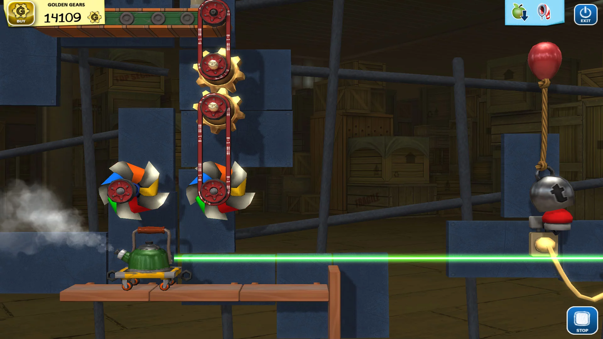 Изображение игры: Crazy Machines: Golden Gears