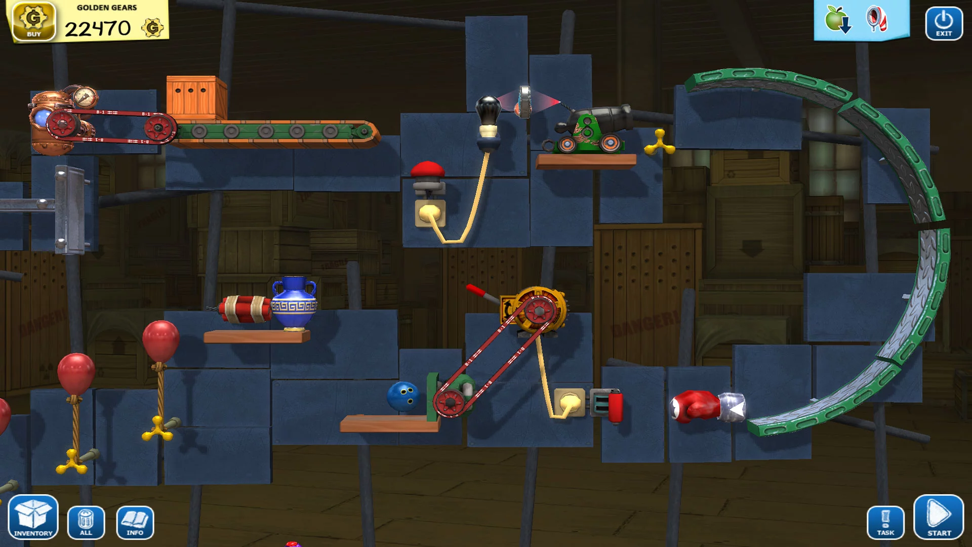 Изображение игры: Crazy Machines: Golden Gears