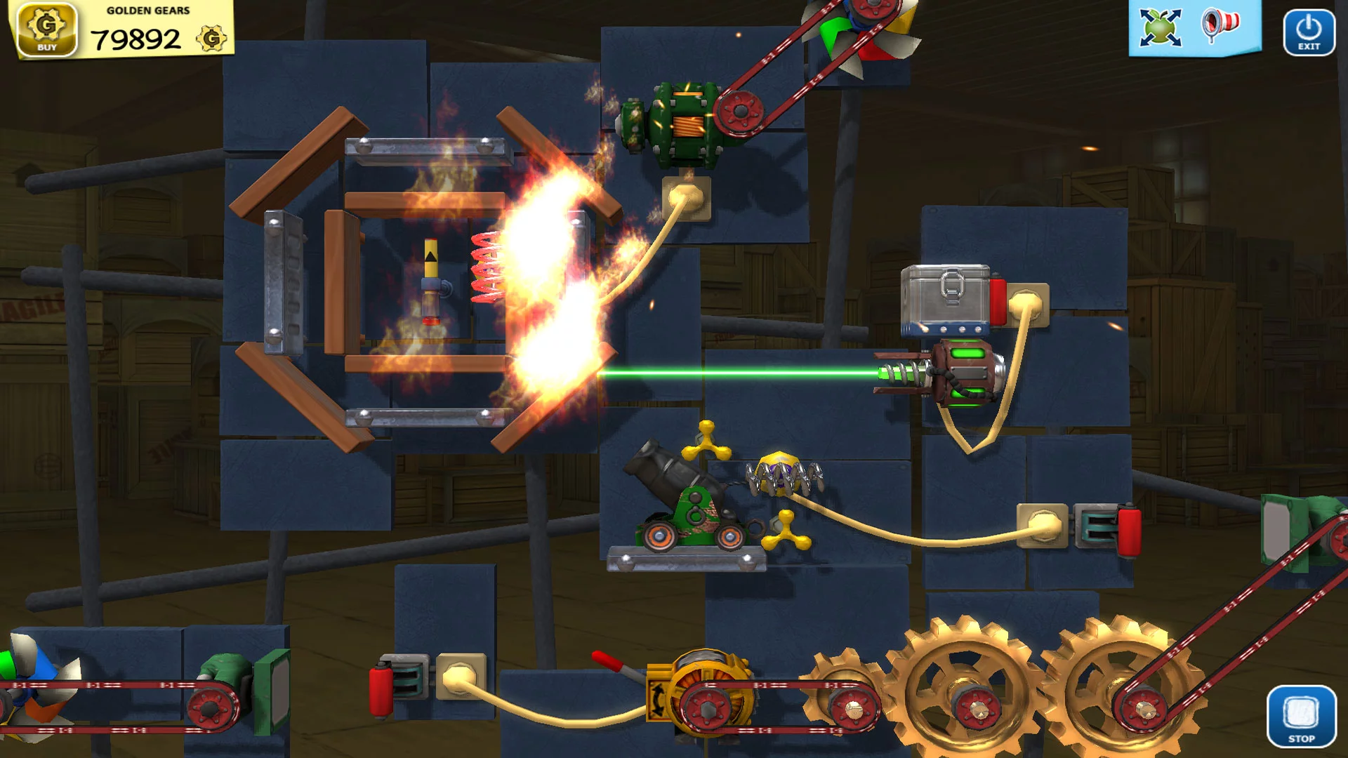 Изображение игры: Crazy Machines: Golden Gears
