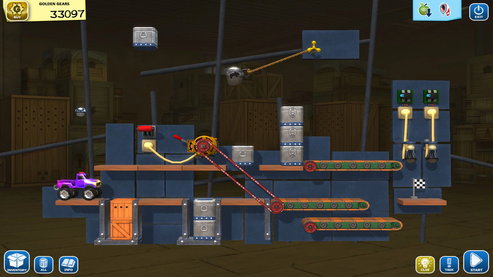 Изображение игры: Crazy Machines: Golden Gears