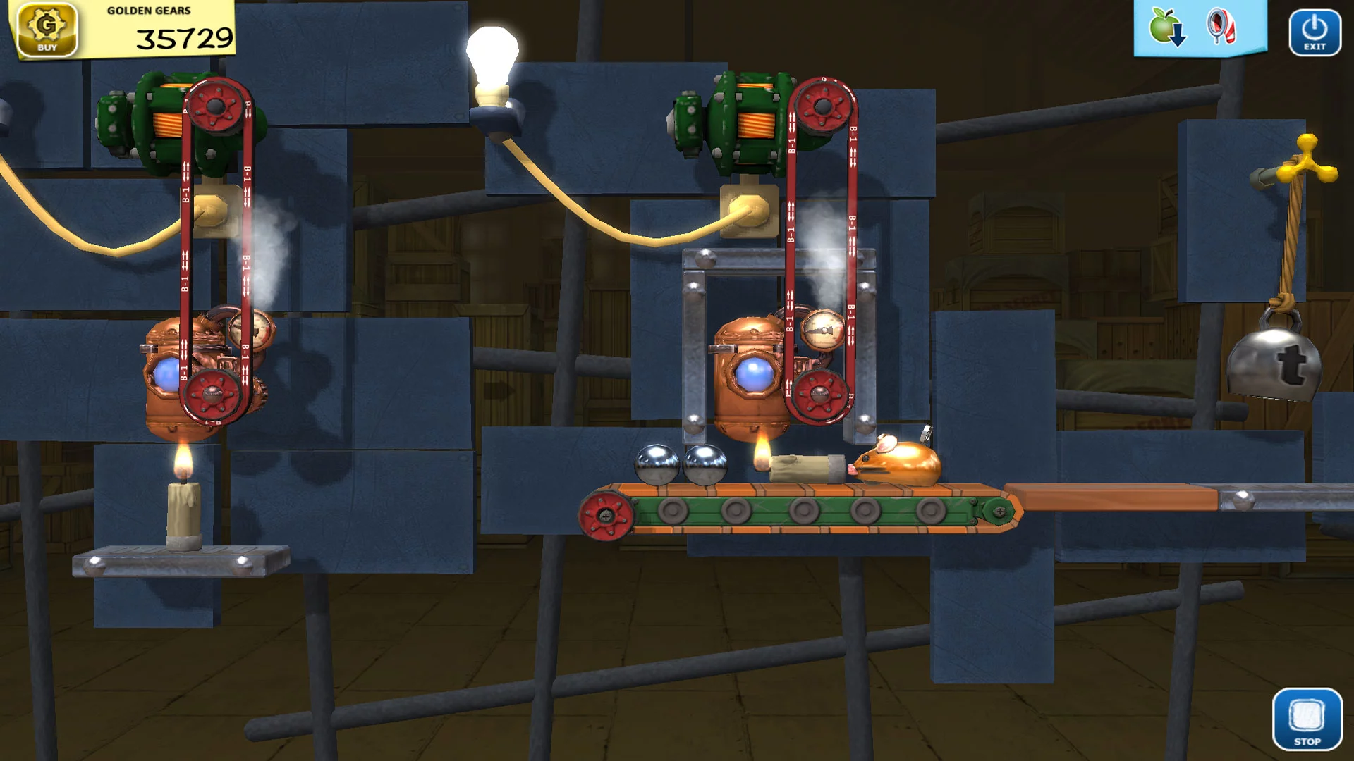 Изображение игры: Crazy Machines: Golden Gears