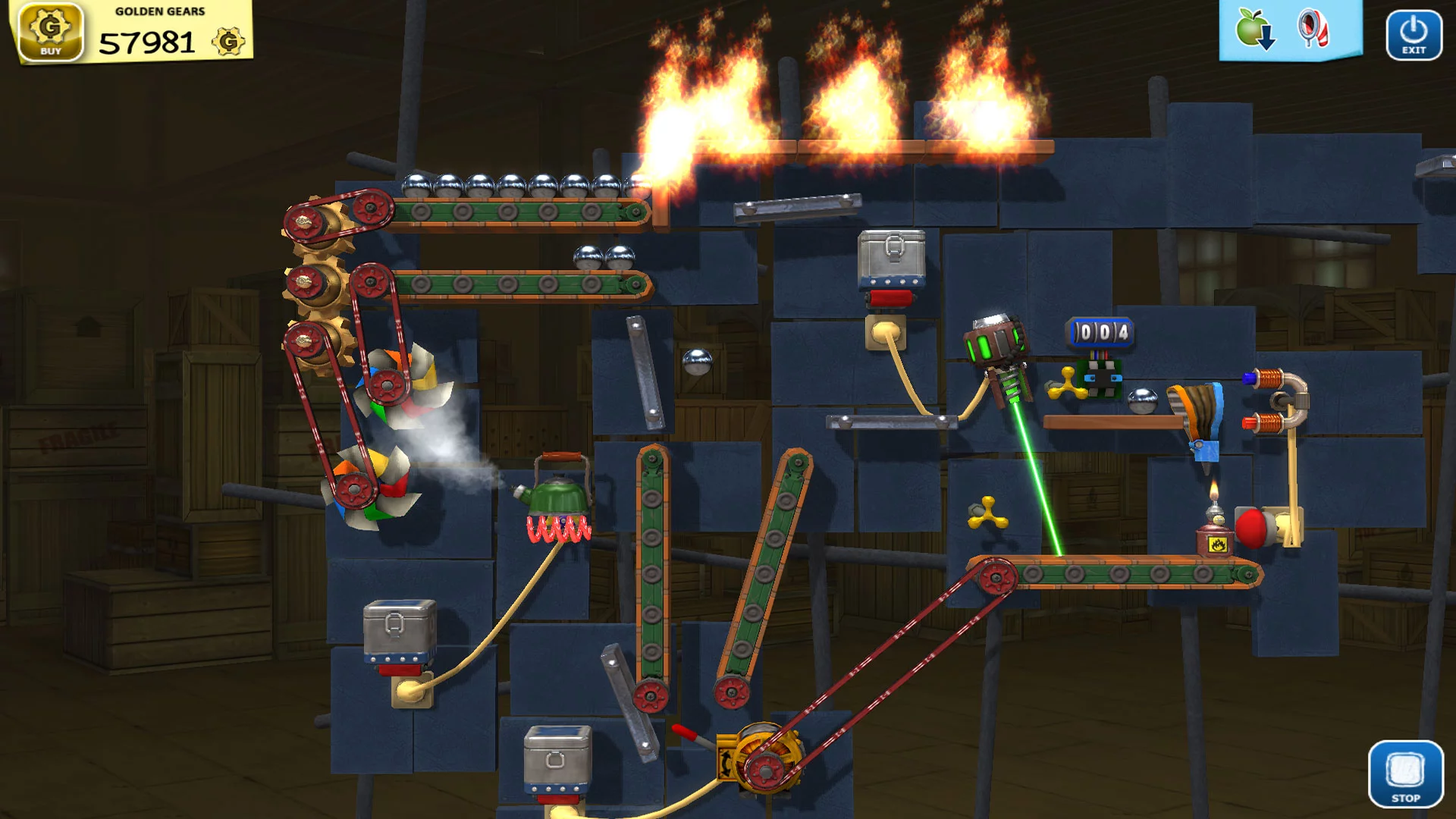 Изображение игры: Crazy Machines: Golden Gears