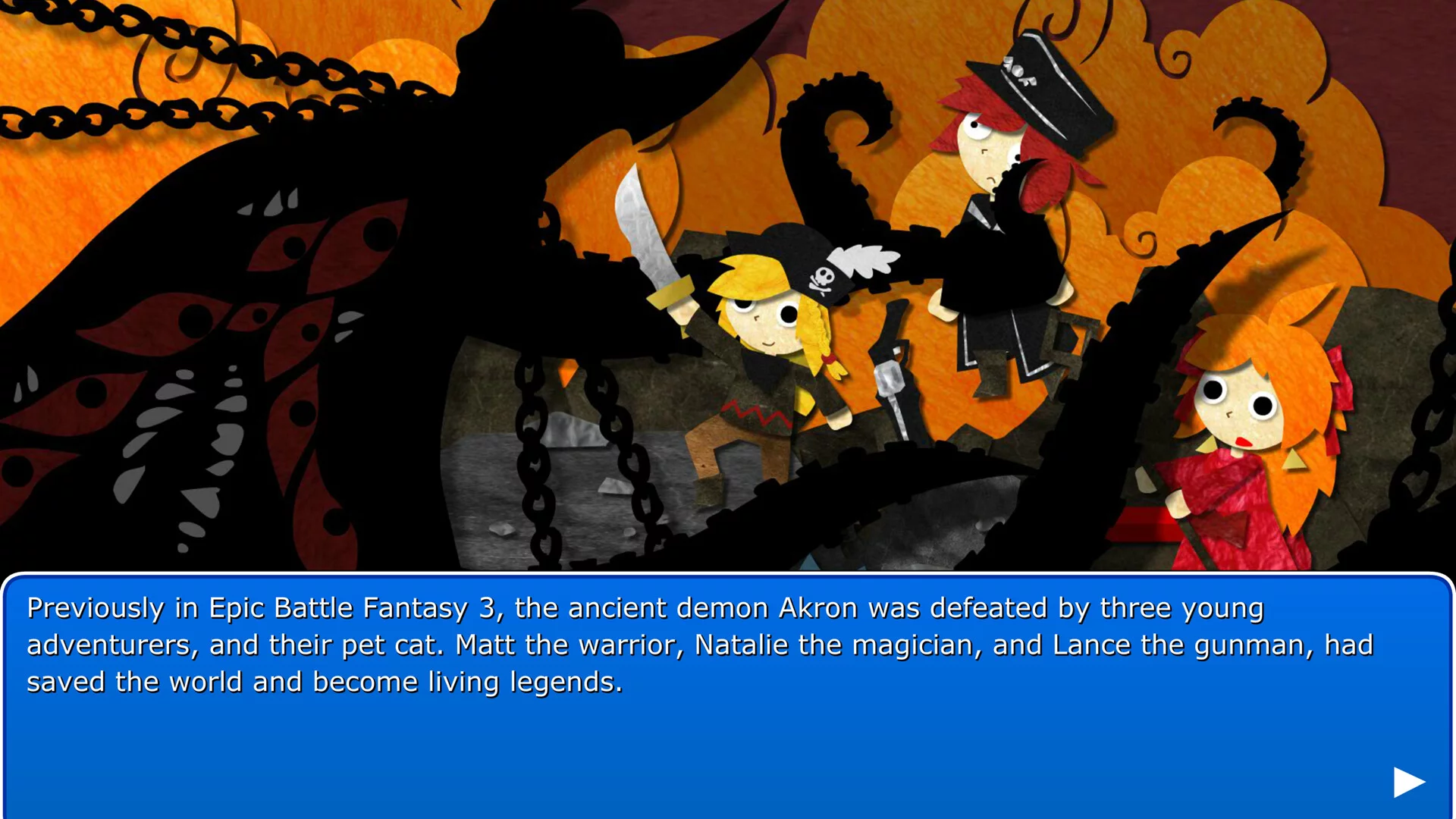 Изображение игры: Epic Battle Fantasy 4