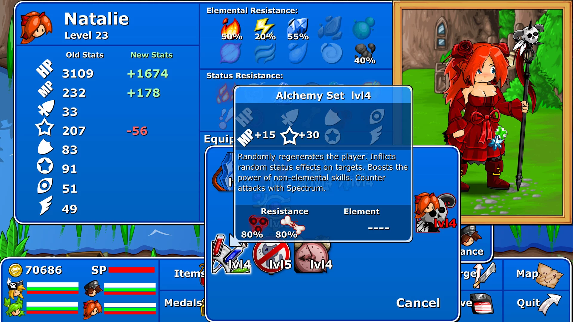 Изображение игры: Epic Battle Fantasy 4