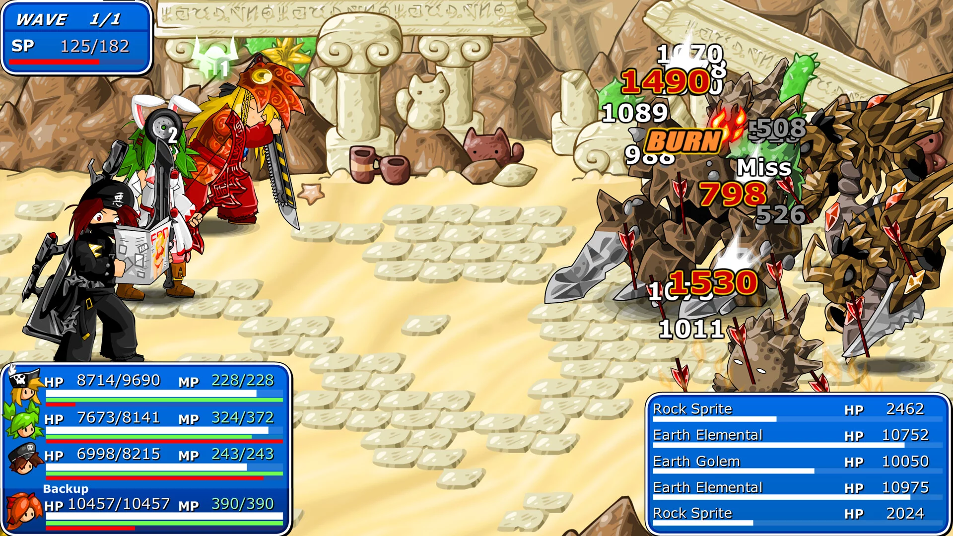 Изображение игры: Epic Battle Fantasy 4