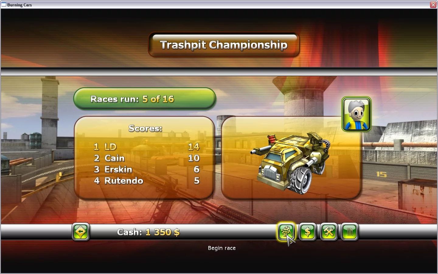 Изображение игры: Burning Cars
