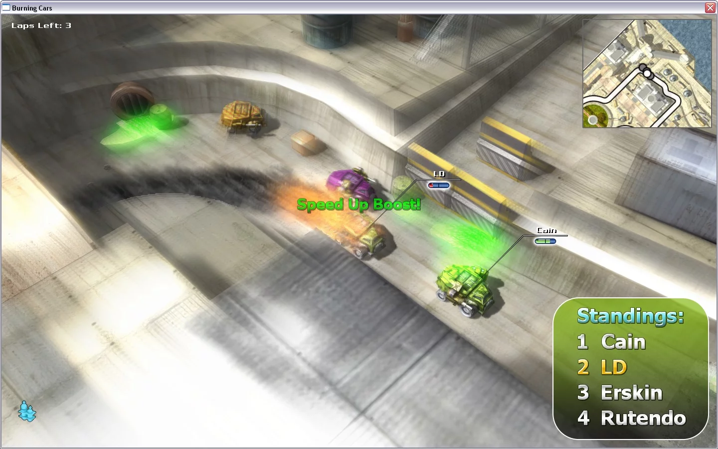 Изображение игры: Burning Cars