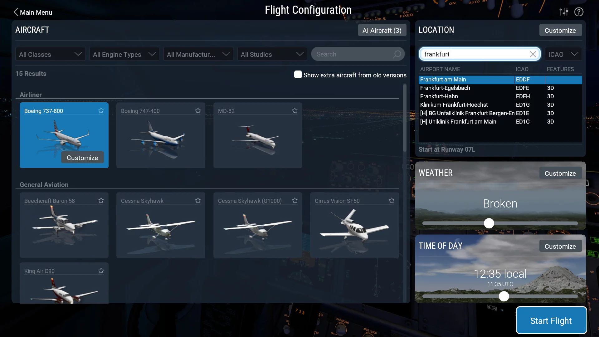 Изображение игры: X-Plane 11