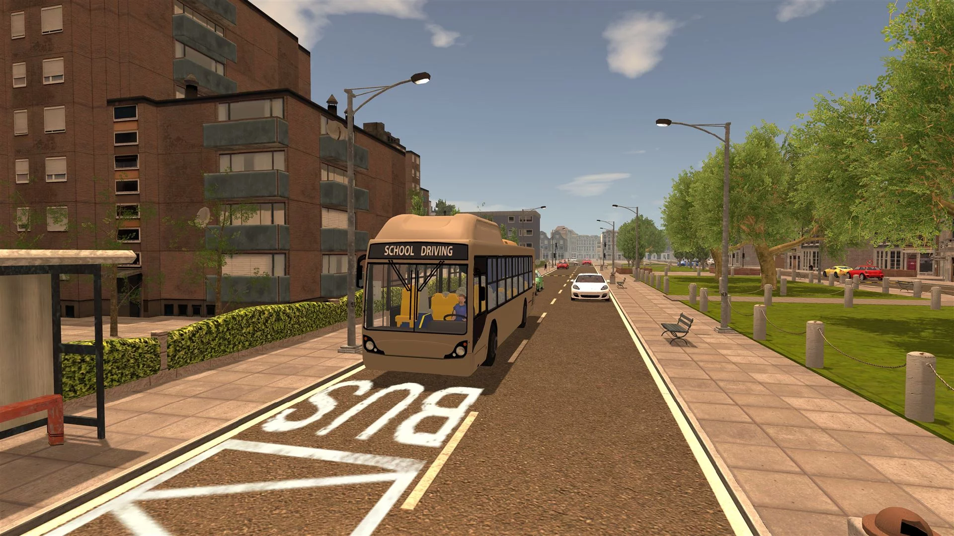 Изображение игры: Driving School Simulator