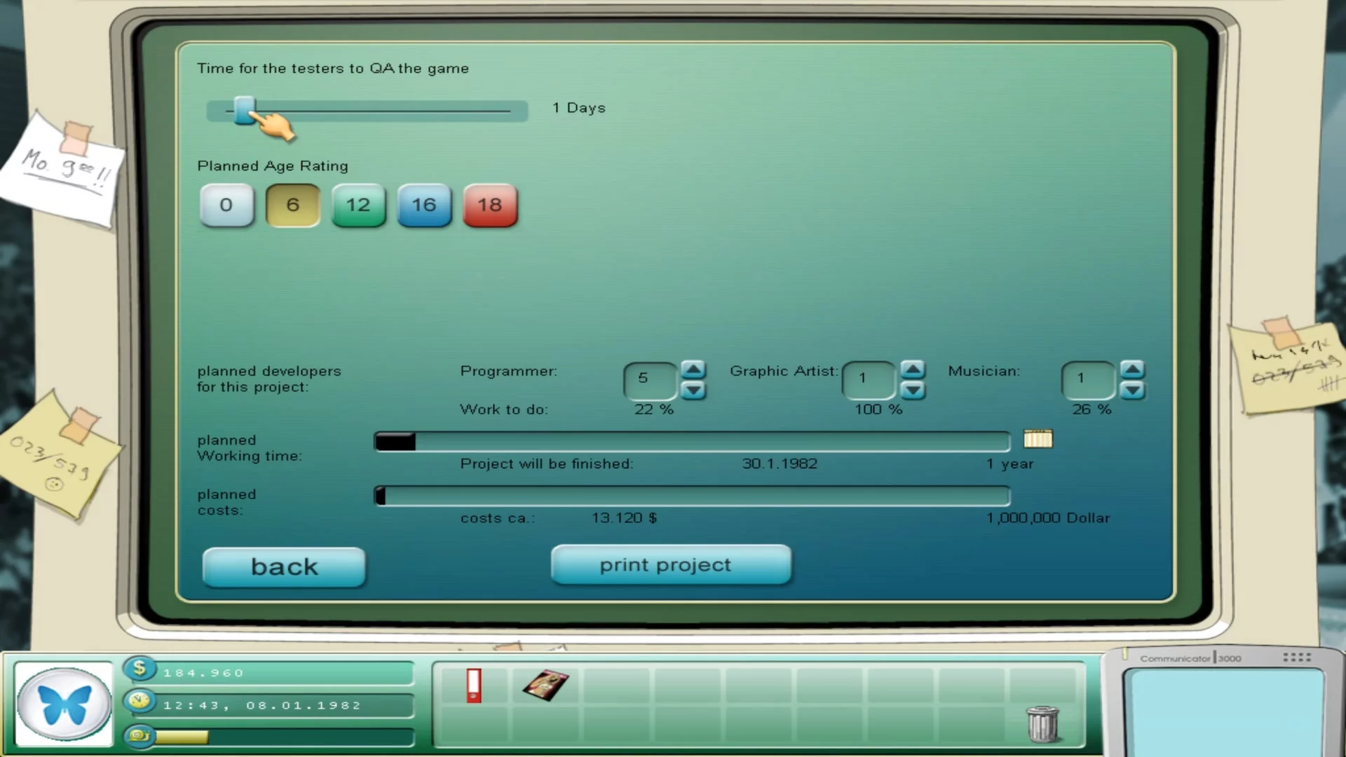 Изображение игры: Game Tycoon 1.5