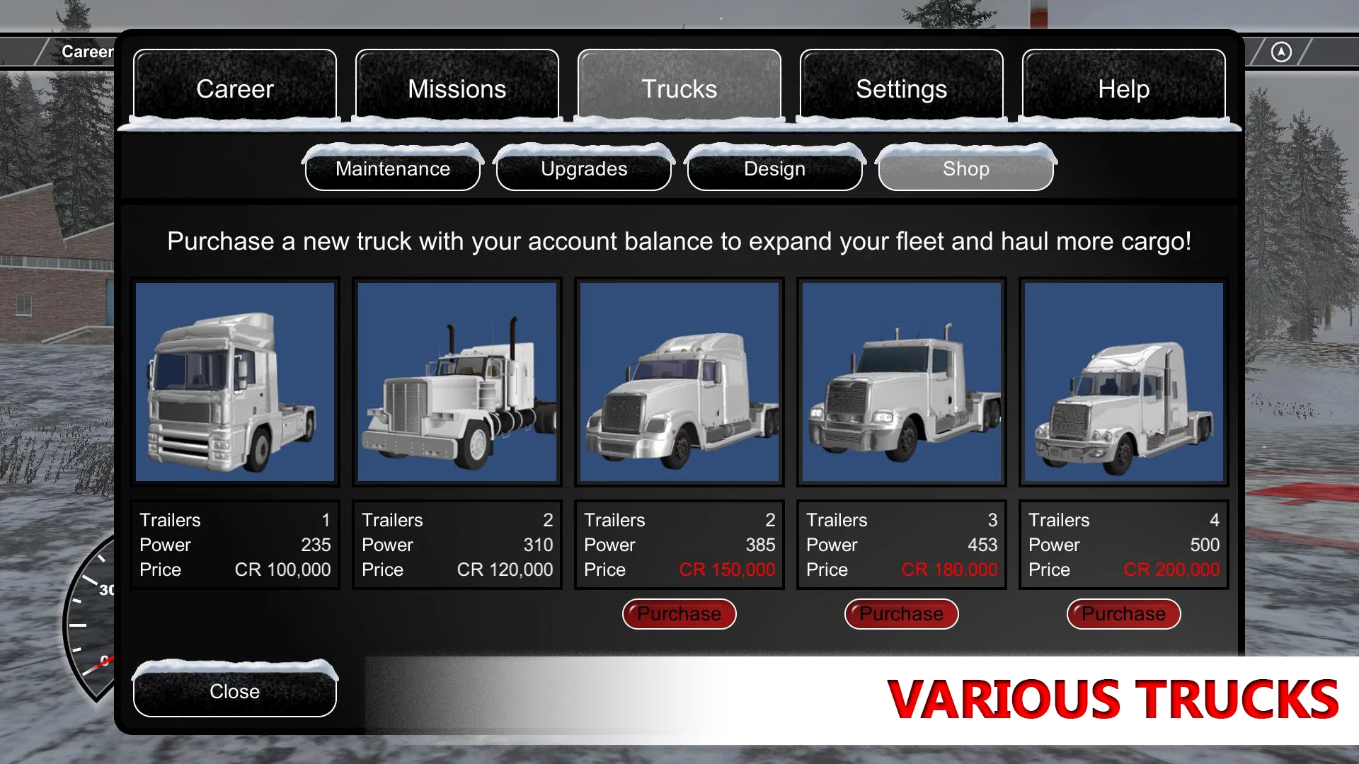 Изображение игры: Arctic Trucker Simulator