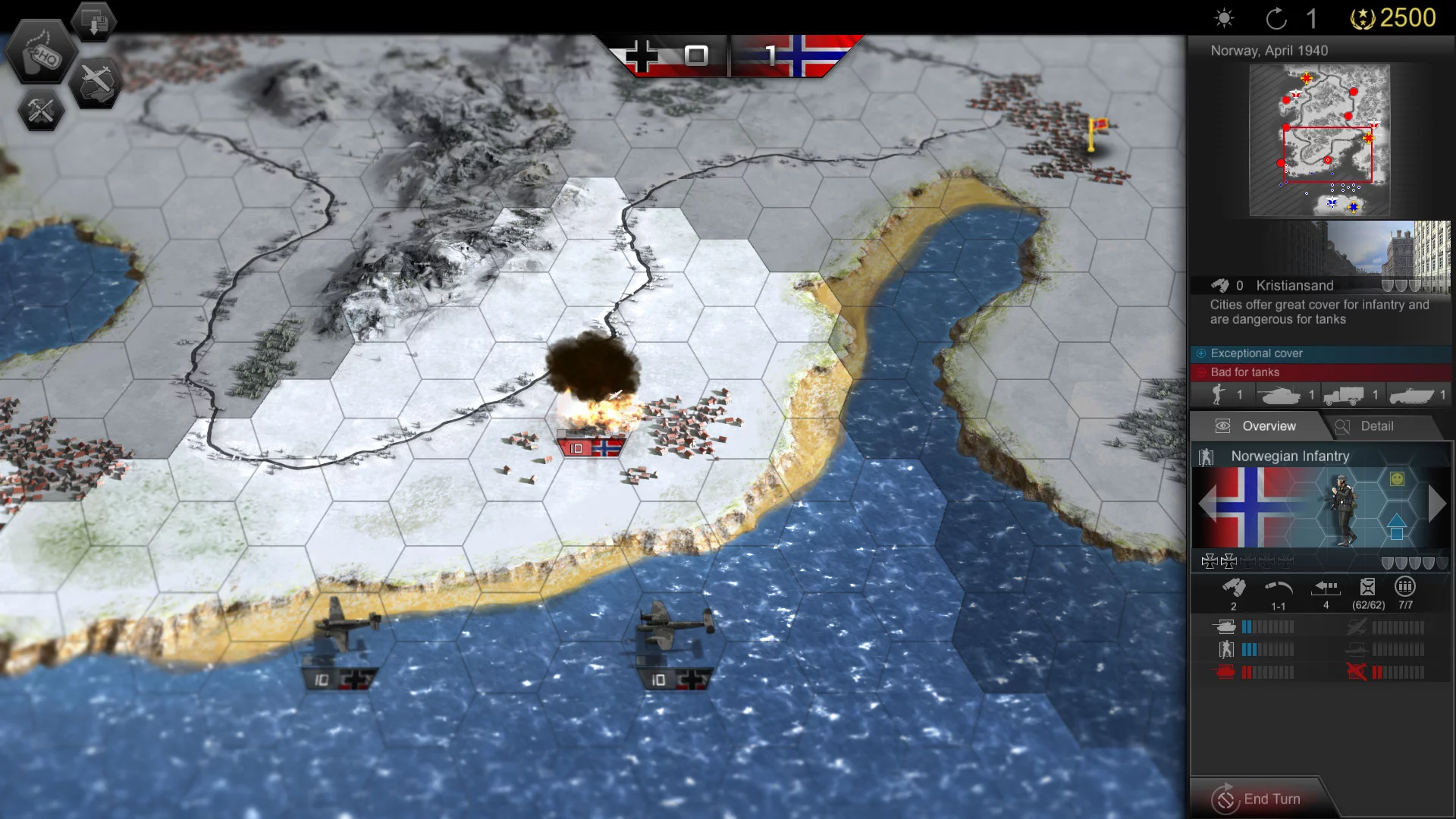 Изображение игры: Panzer Tactics HD