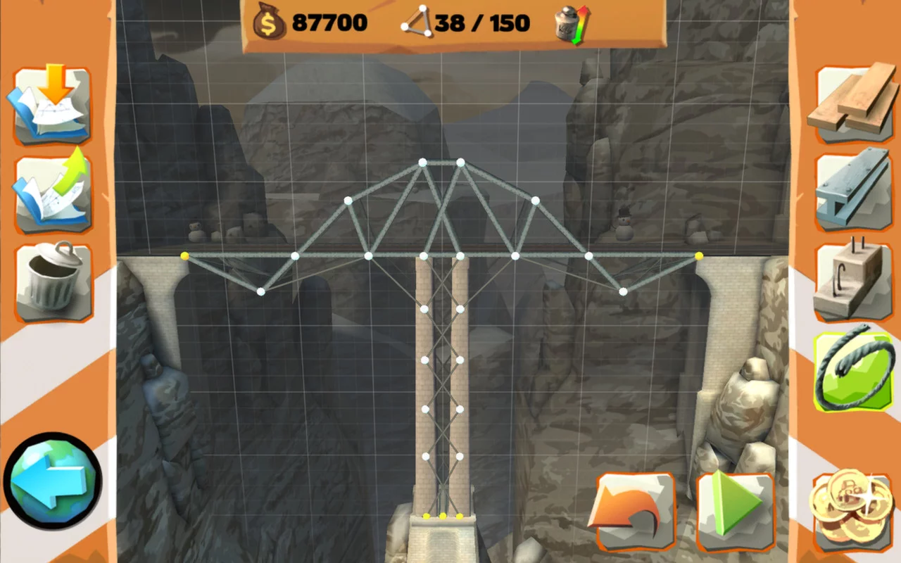 Изображение игры: Bridge Constructor Playground