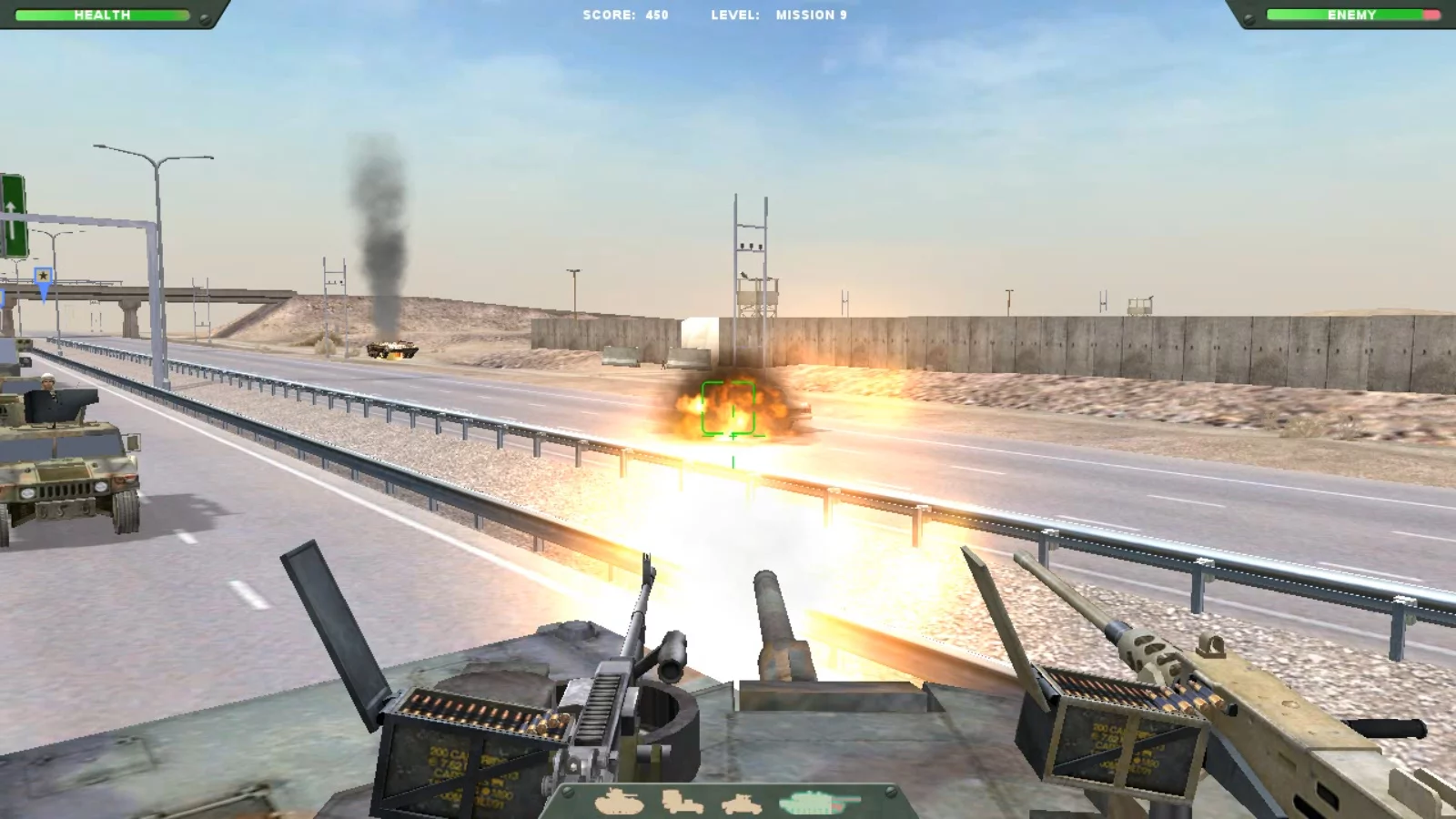 Изображение игры: Desert Gunner