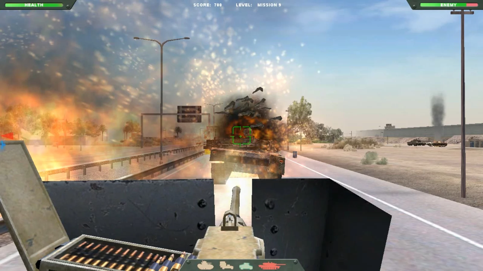 Изображение игры: Desert Gunner