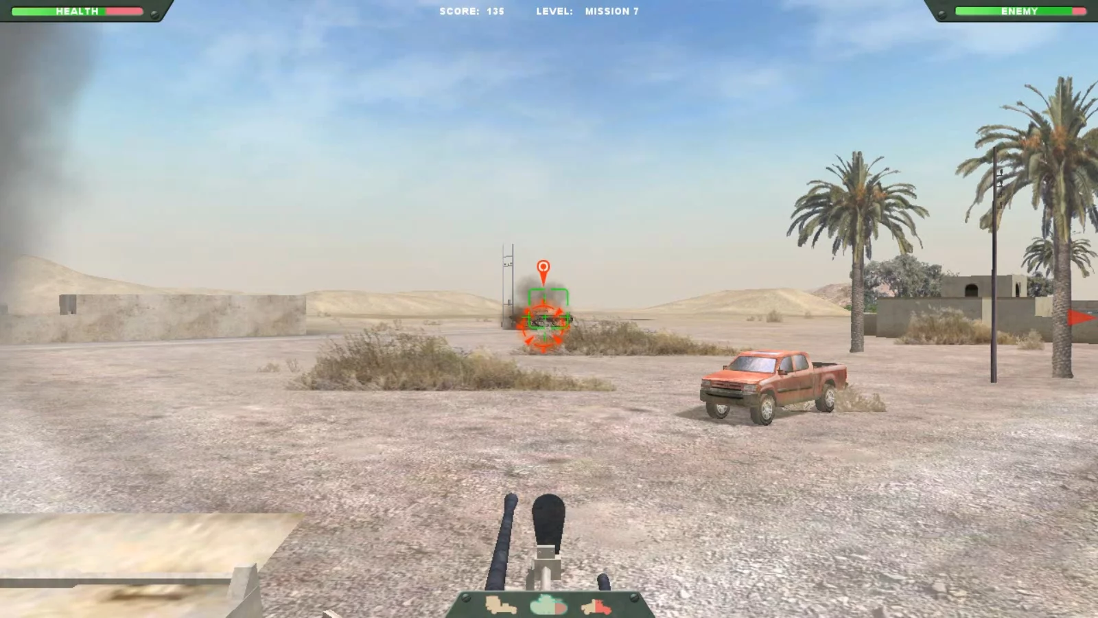 Изображение игры: Desert Gunner