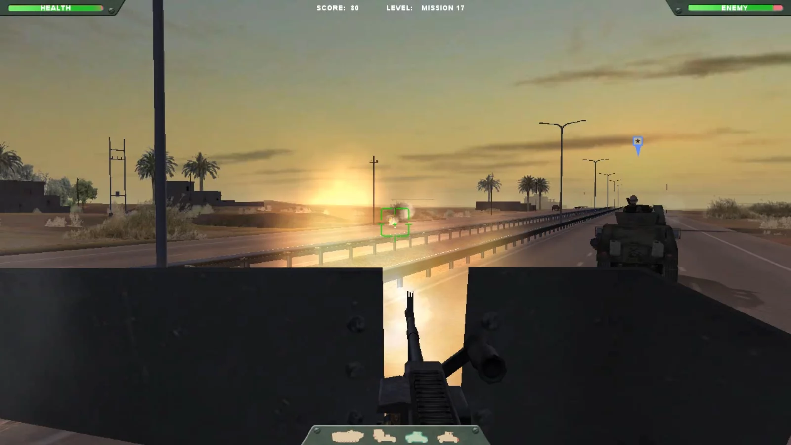 Изображение игры: Desert Gunner