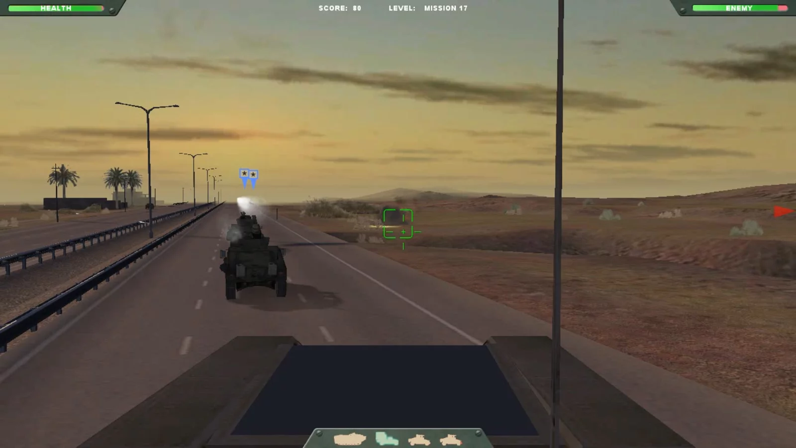 Изображение игры: Desert Gunner